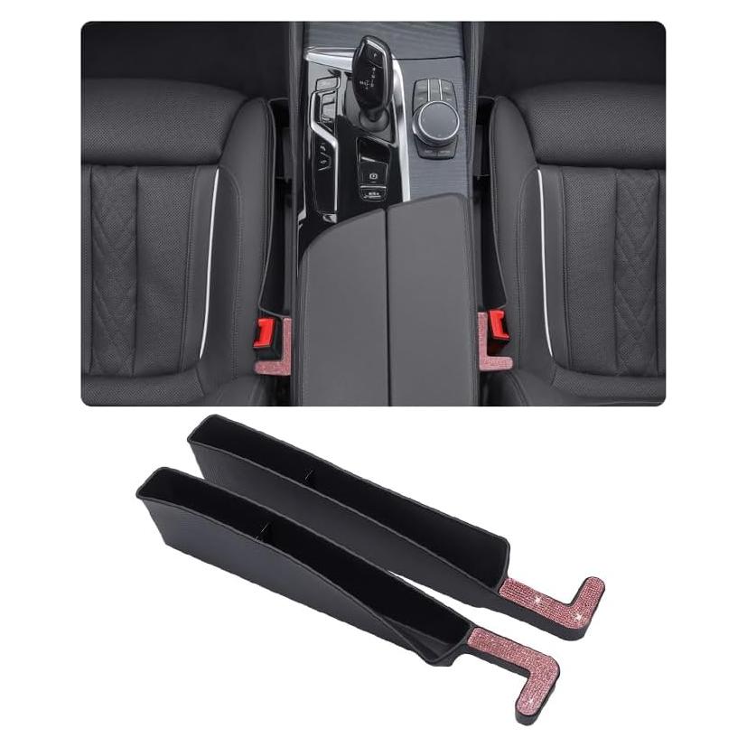 Relleno Espacio Asientos Coche AXCUWS Rosa 2 Universal 2 Piezas