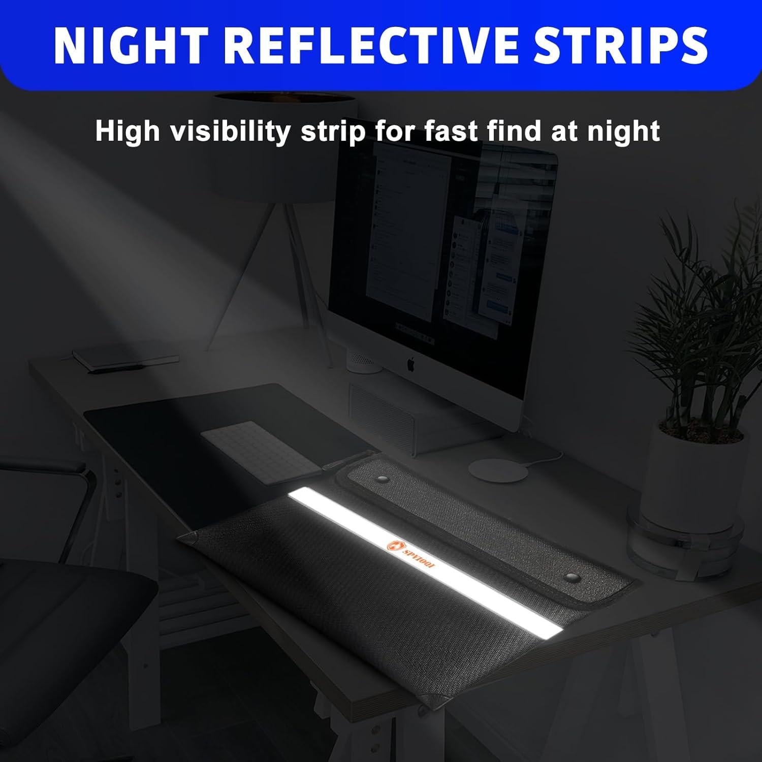 Bolsa Ignífuga SPVIOQI Mediana Resistente al Agua 360°