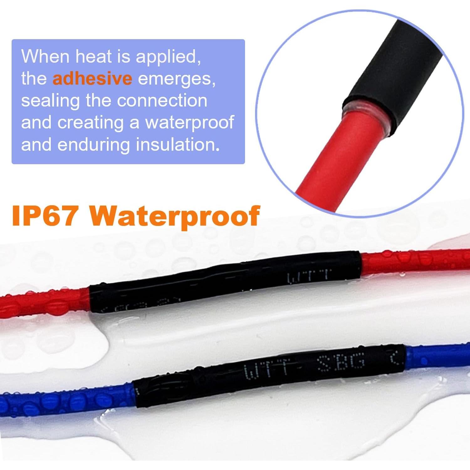 Kit de 10 Conectores Eléctricos Impermeables 1 Pin 16 AWG Twippo