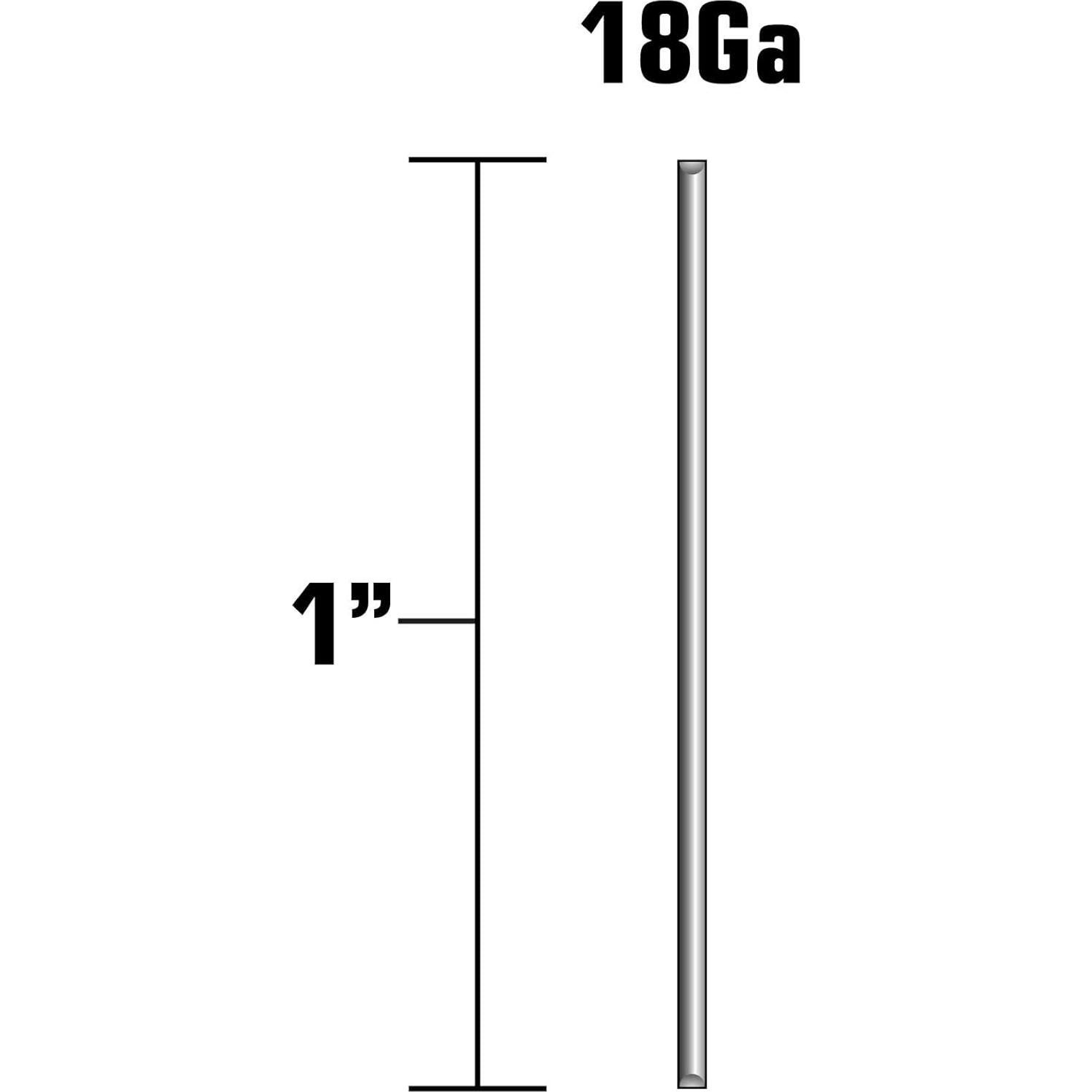 Clavos Metabo HPT 1 Pulgada 18 Calibre Galvanizados 1000 Pzas