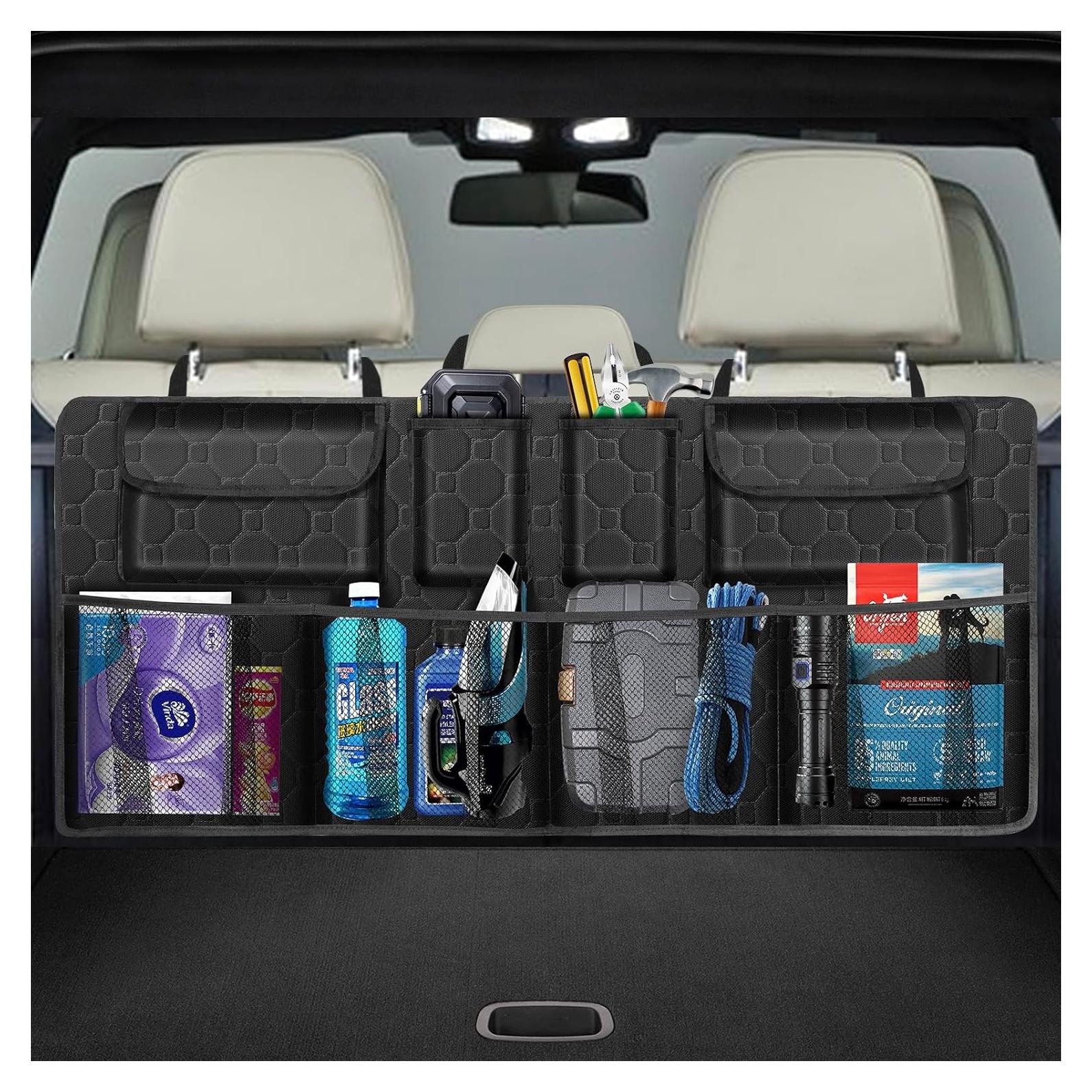 Organizador de Maletero de Coche esouler 106.68x45.72cm Negro
