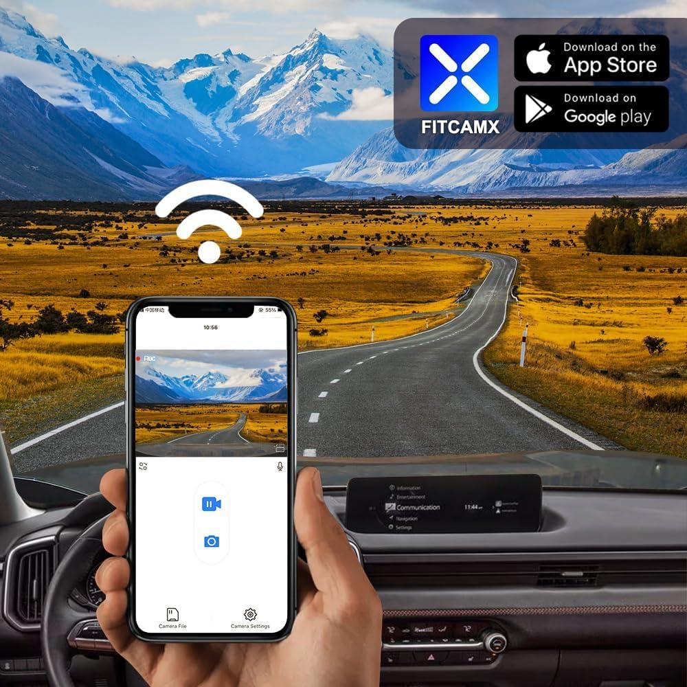 Cámara de Salpicadero Fitcamx 4K para Mazda CX-50 2025