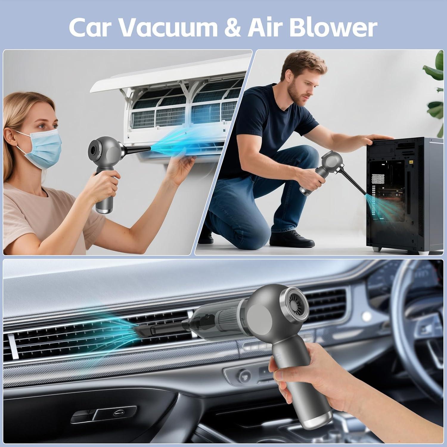 Aspiradora portátil HOMIGIFTY sw-102 120W 22000Pa sin cable