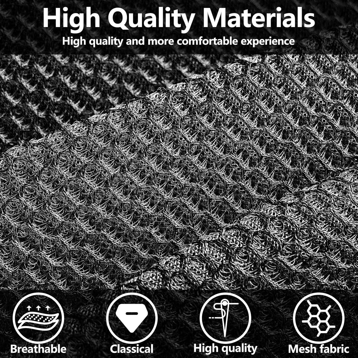 Fundas de Asiento HChengkikz Transpirables para Coche Negro