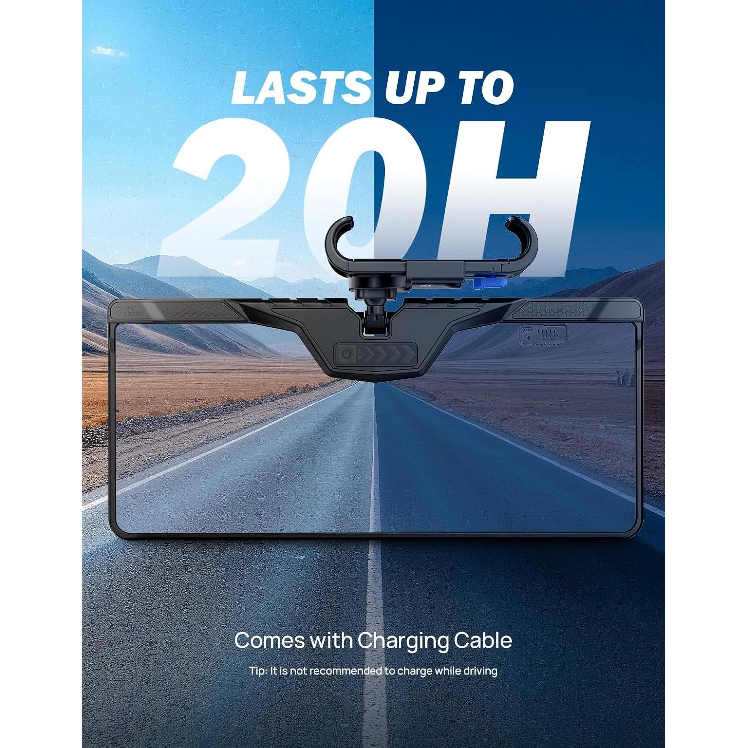 Visera Solar Inteligente JOYTUTUS A1916-04415-BK Anti-reflejo