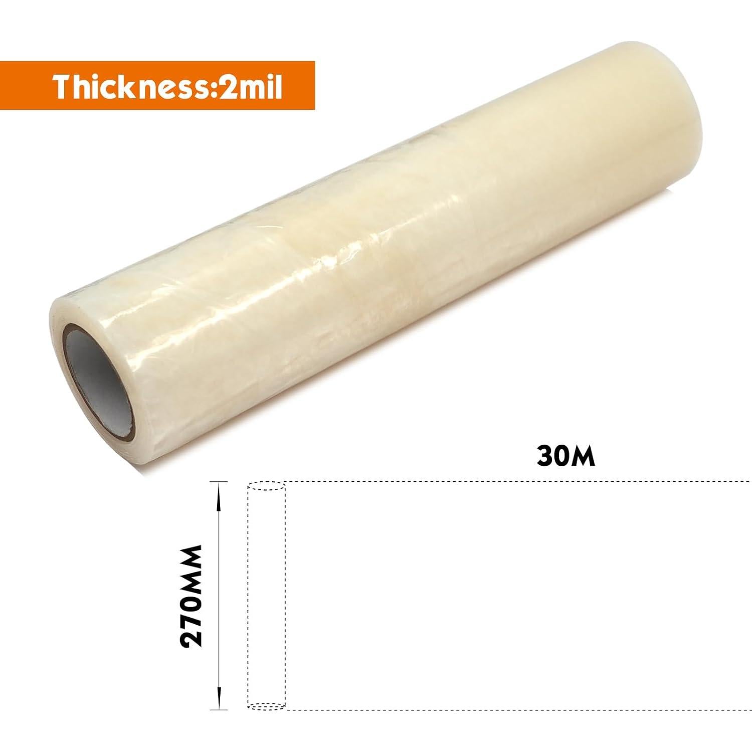 Película Protectora Autoadhesiva ROLLINGDOG 27 cm x 30.48 m