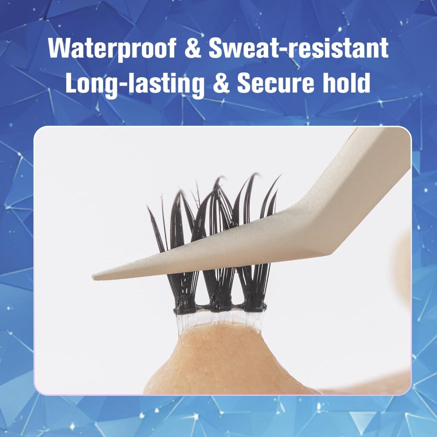 Grupos de Pestañas Autoadhesivas GOLLEE 6D Reutilizables