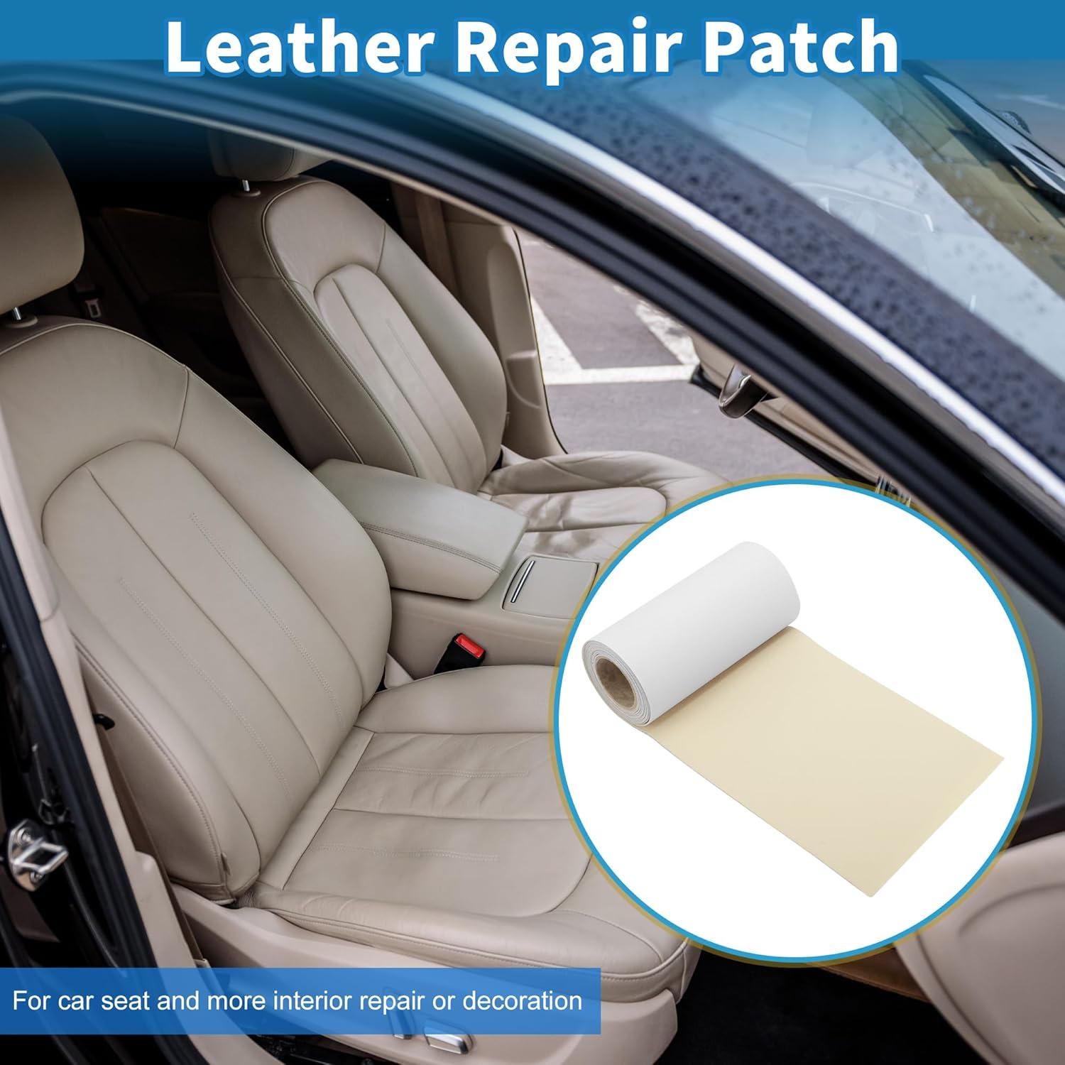 Parche de Reparación de Cuero Autoadhesivo A ABSOPRO 8x152cm Beige