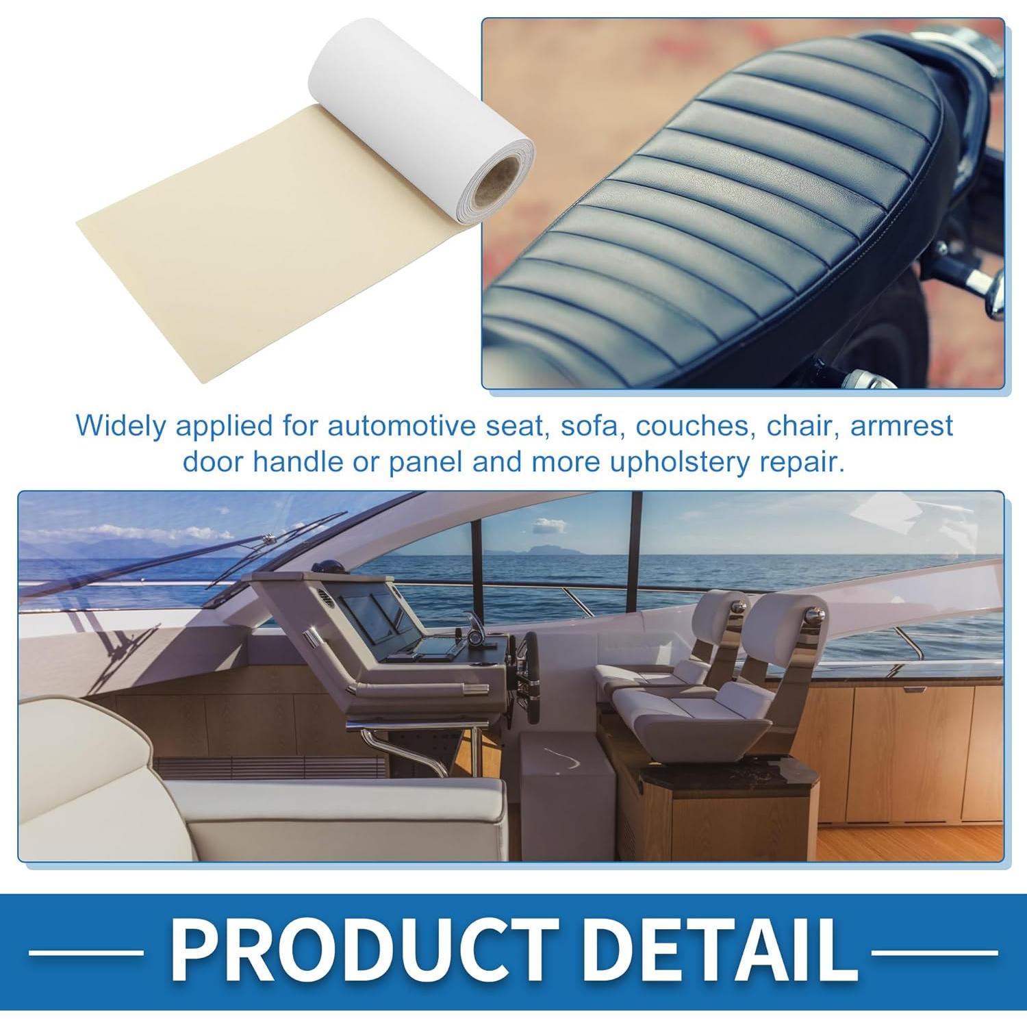 Parche de Reparación de Cuero Autoadhesivo A ABSOPRO 8x152cm Beige