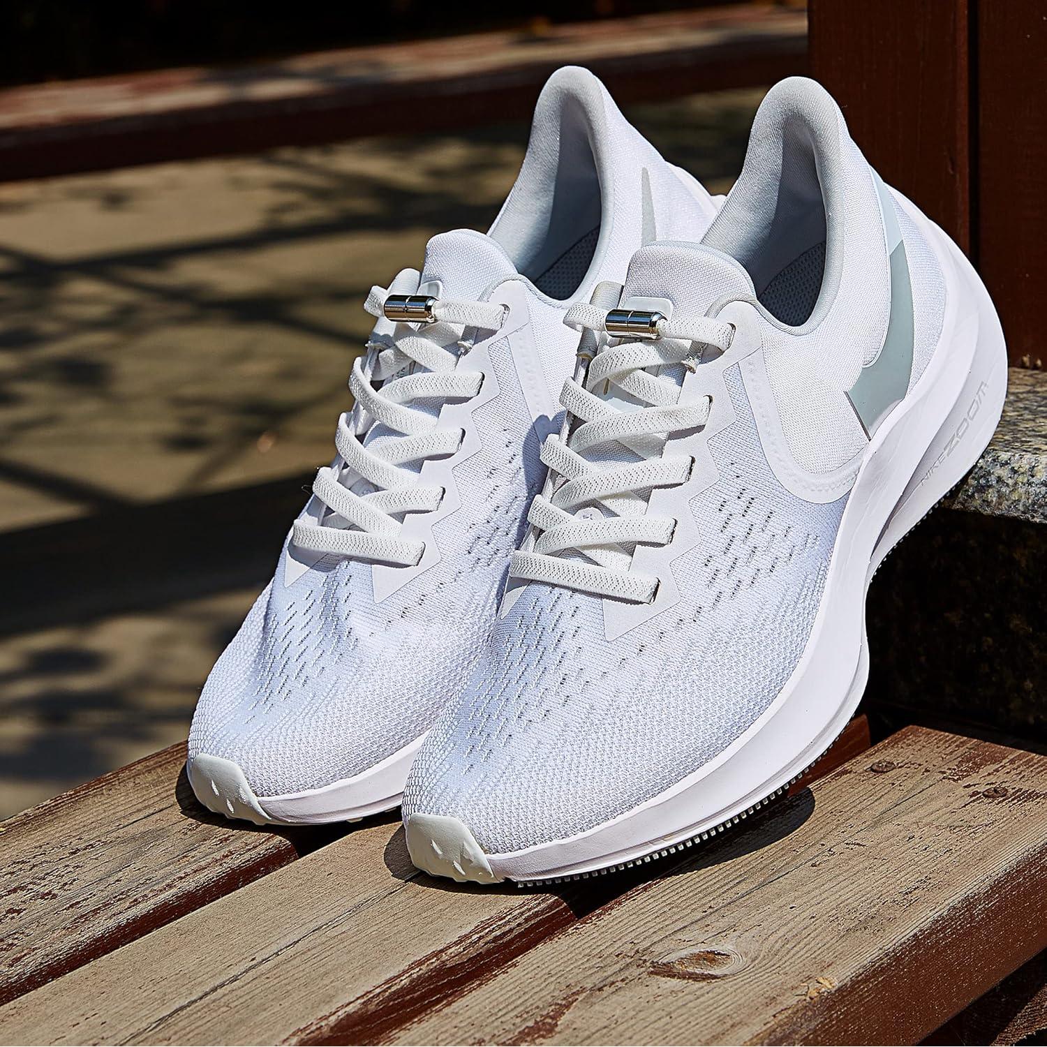 Cordoneras Elásticas Sin Nudos para Zapatillas - Negro