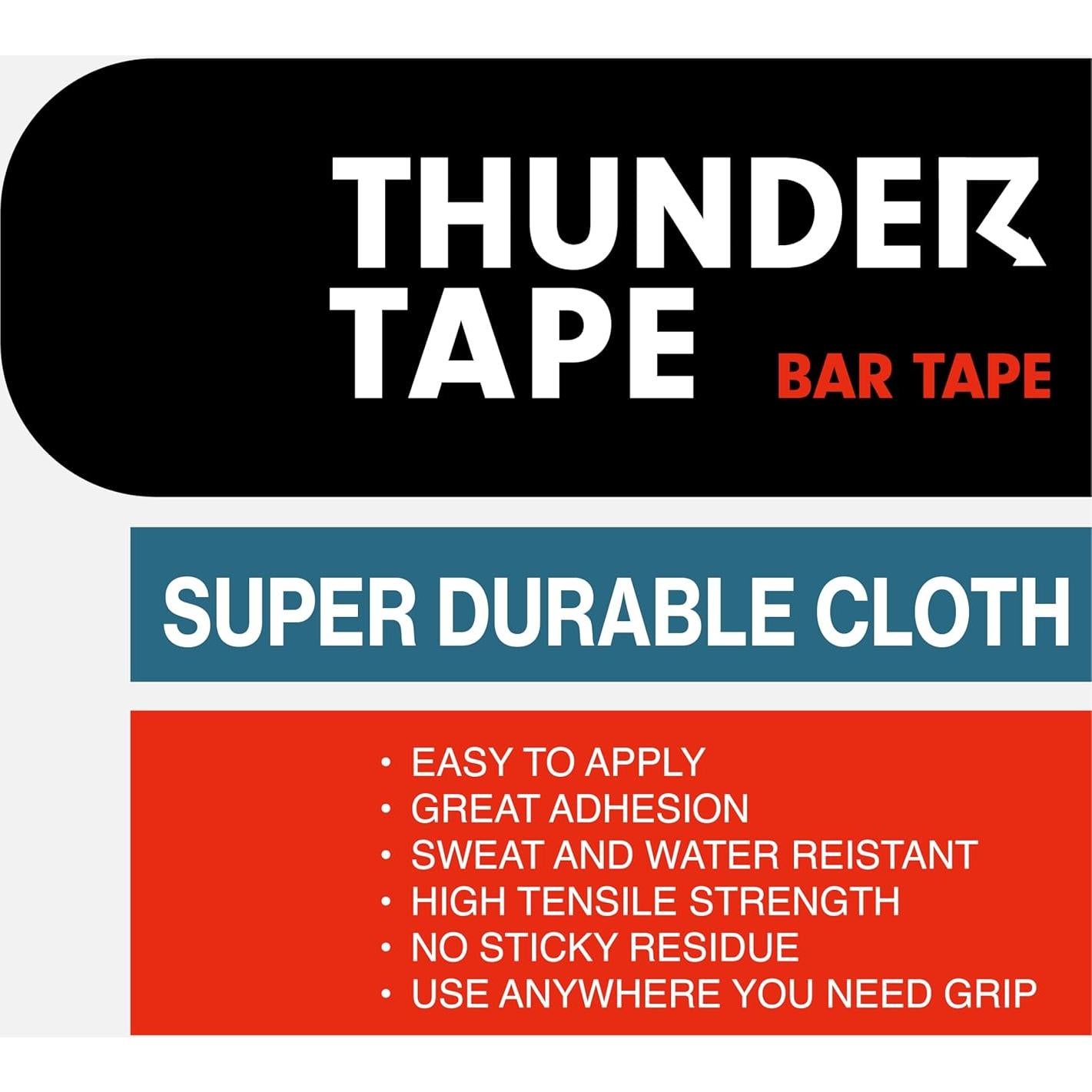 Cinta de Agarre Táctica Thunder Tape - Paquete de 2 Rollos 1" x 18.29 m