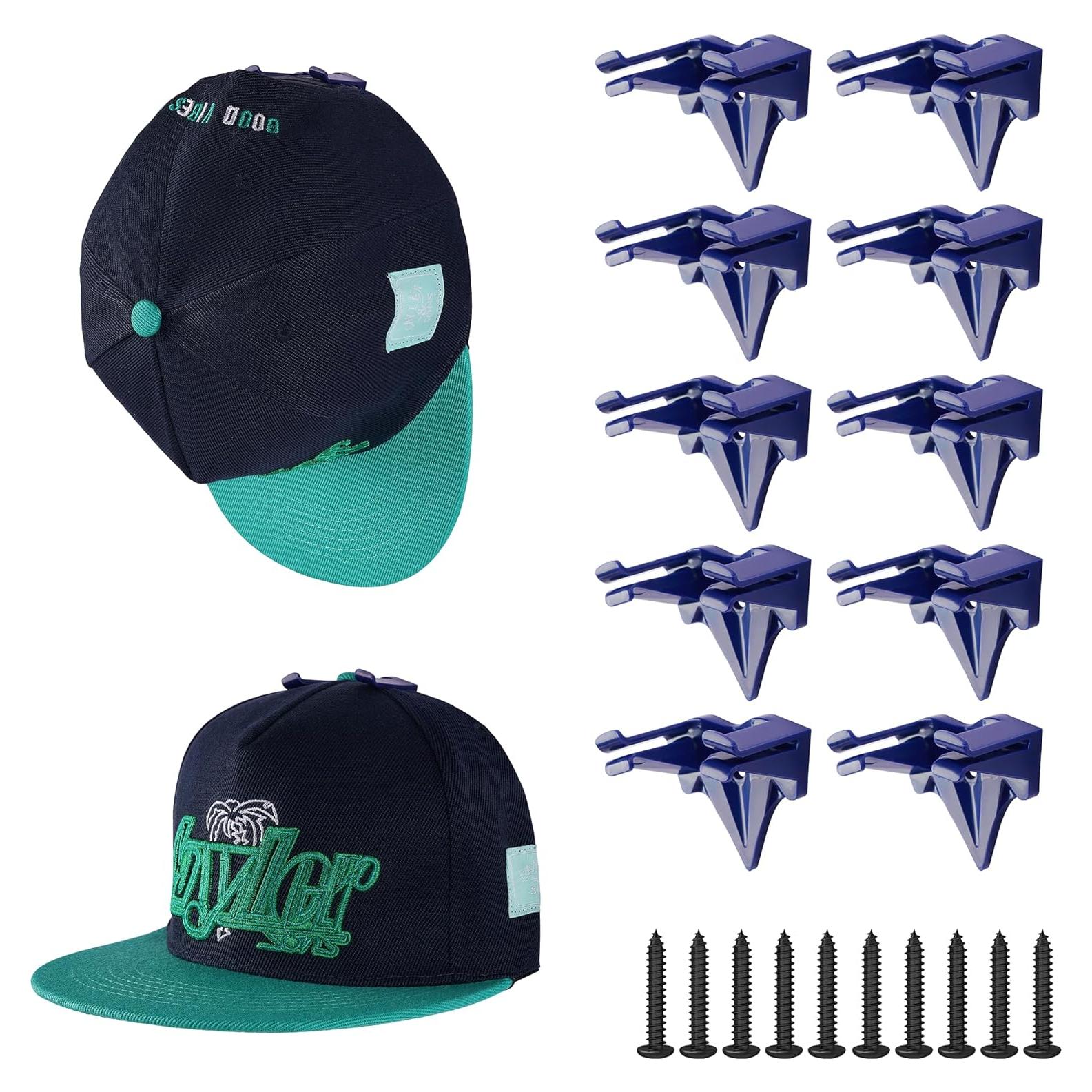 Ganchos Adhesivos para Sombreros Hula Home - Paquete de 10 Azul