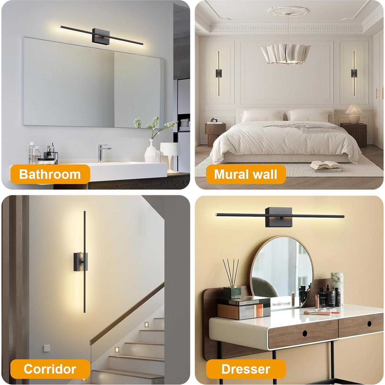 Aplique de Pared Inalámbrico HX HECLX 76.2cm Recargable