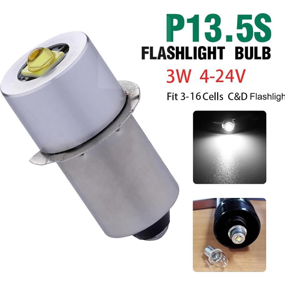 Bombilla LED TRLIFE para Linterna Maglight 3W 6000K 1 Paquete