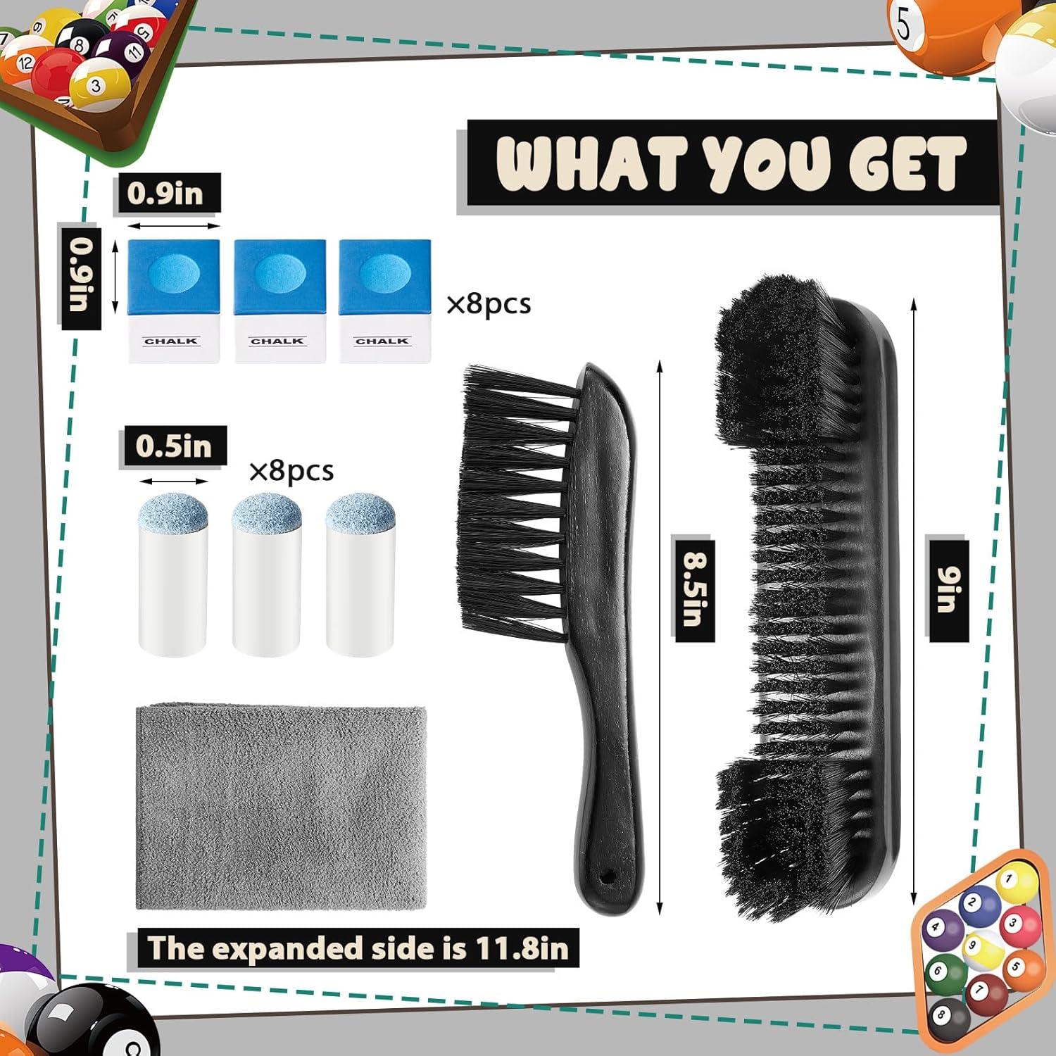 Conjunto de Accesorios para Billar ShinyRelief 22 Piezas