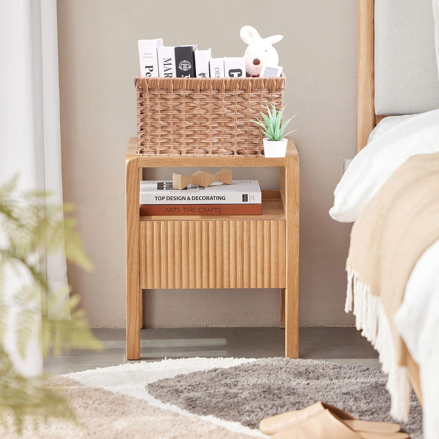 Cestas de Almacenamiento de Mimbre ROSOS 2 Pack Impermeables