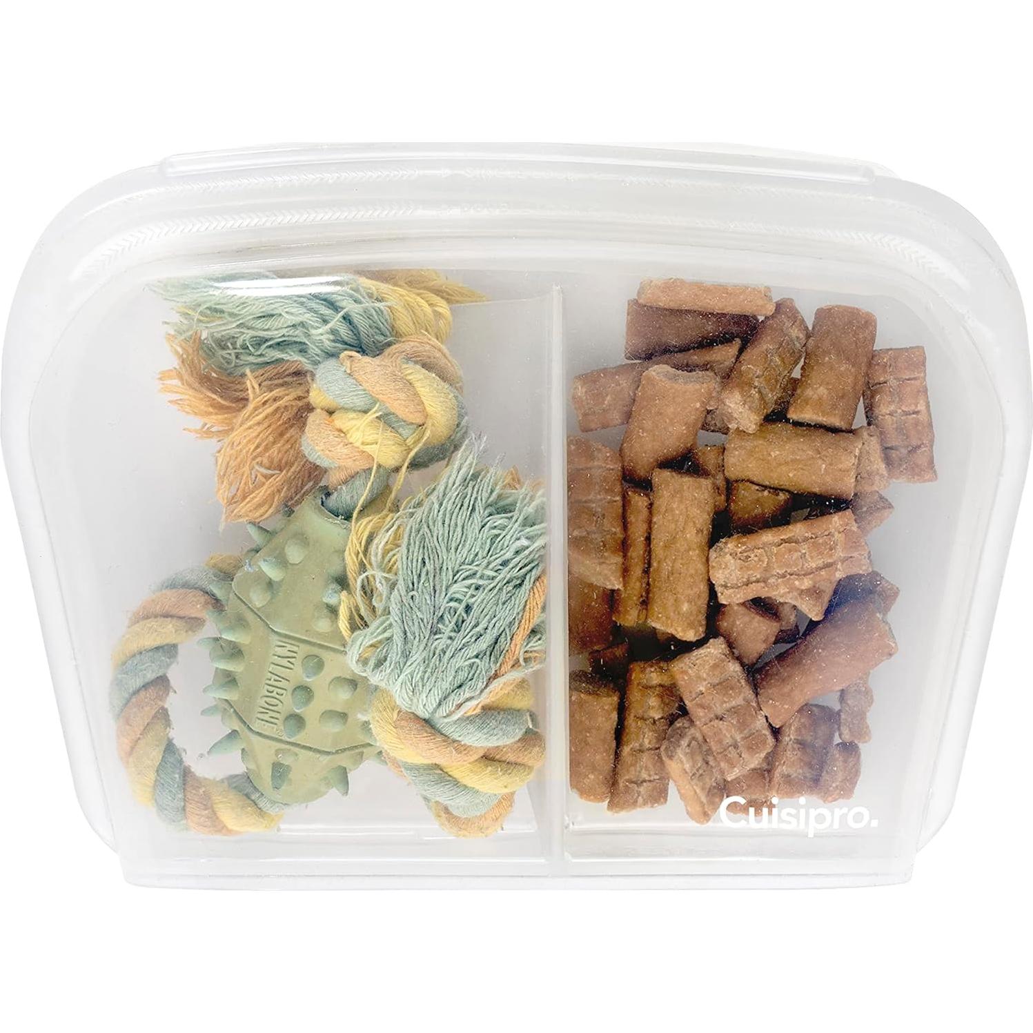 Bolsa de Silicona Reutilizable Cuisipro 1.24L con Divisor