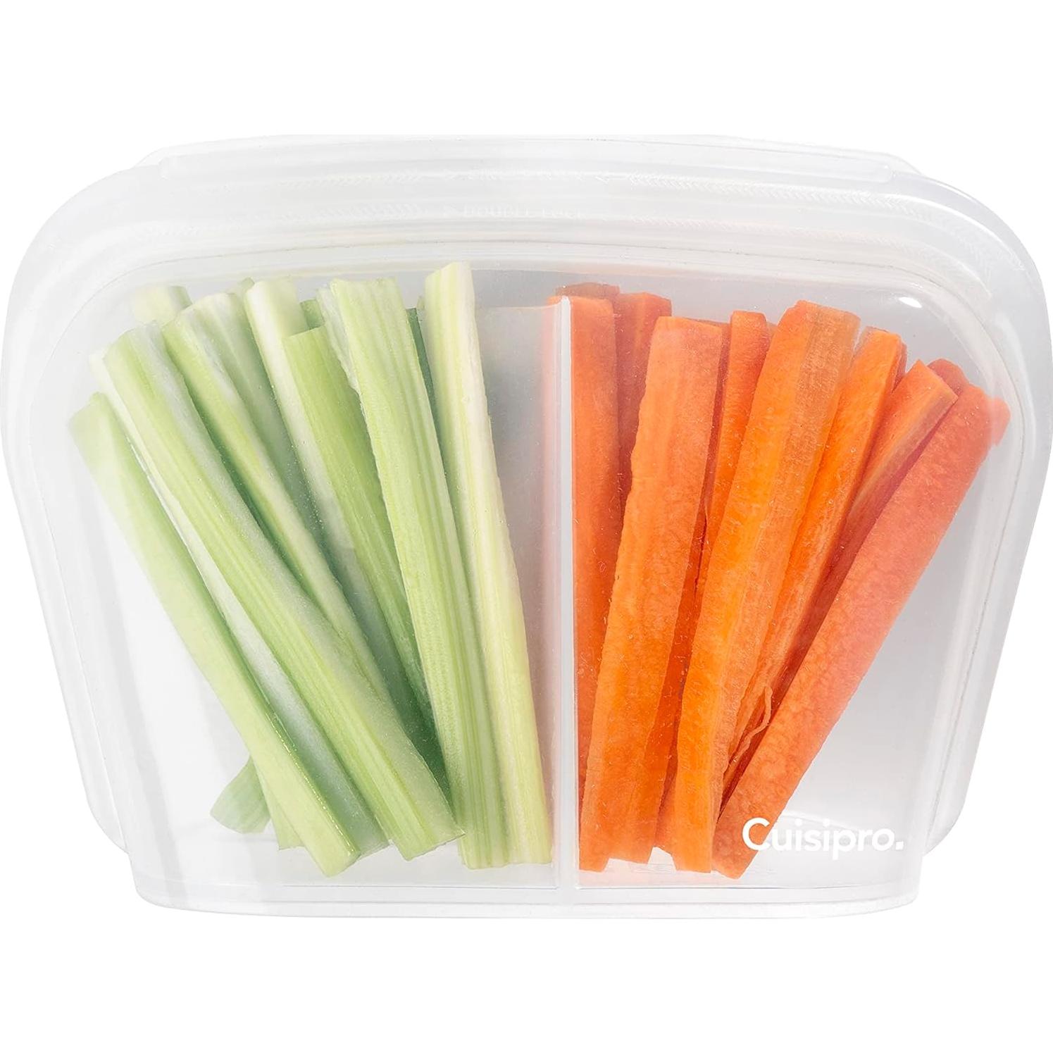 Bolsa de Silicona Reutilizable Cuisipro 1.24L con Divisor