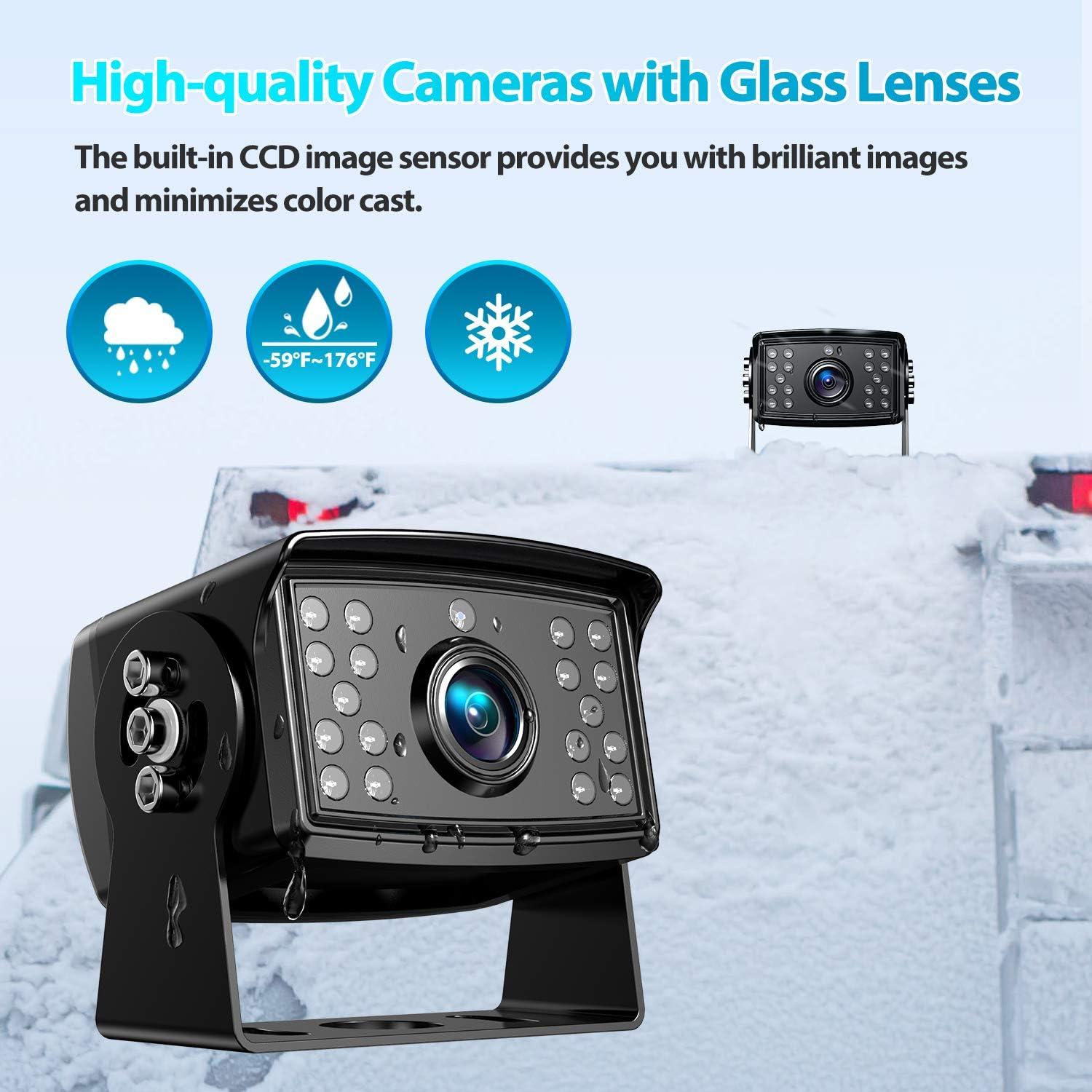 Sistema de Cámara de Respaldo Fookoo 10" HD con Grabación