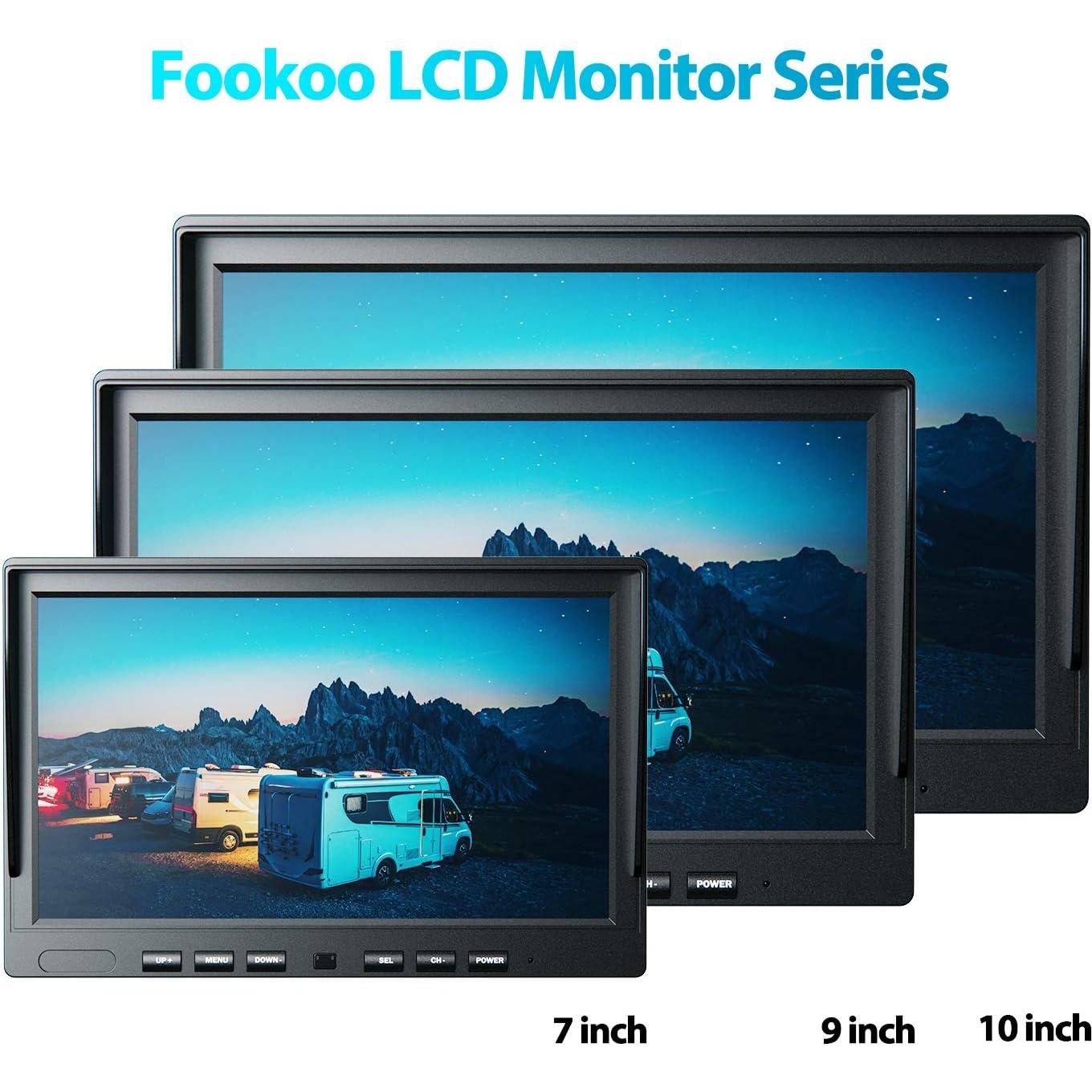 Sistema de Cámara de Respaldo Fookoo 10" HD con Grabación