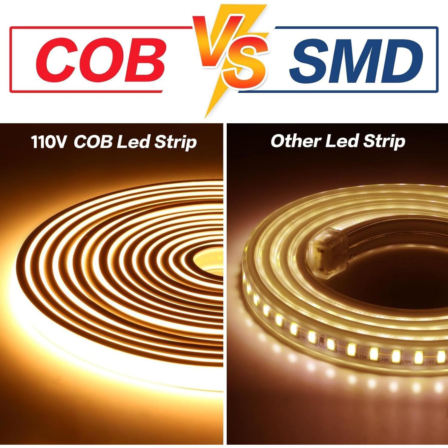 Tira LED 1M IP67 3000K Blanco Cálido PCNingled