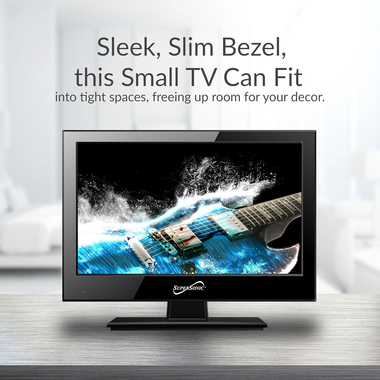 Televisor ELED FHD Supersonic SC-1312 13.3" 1080p DVD HDMI USB