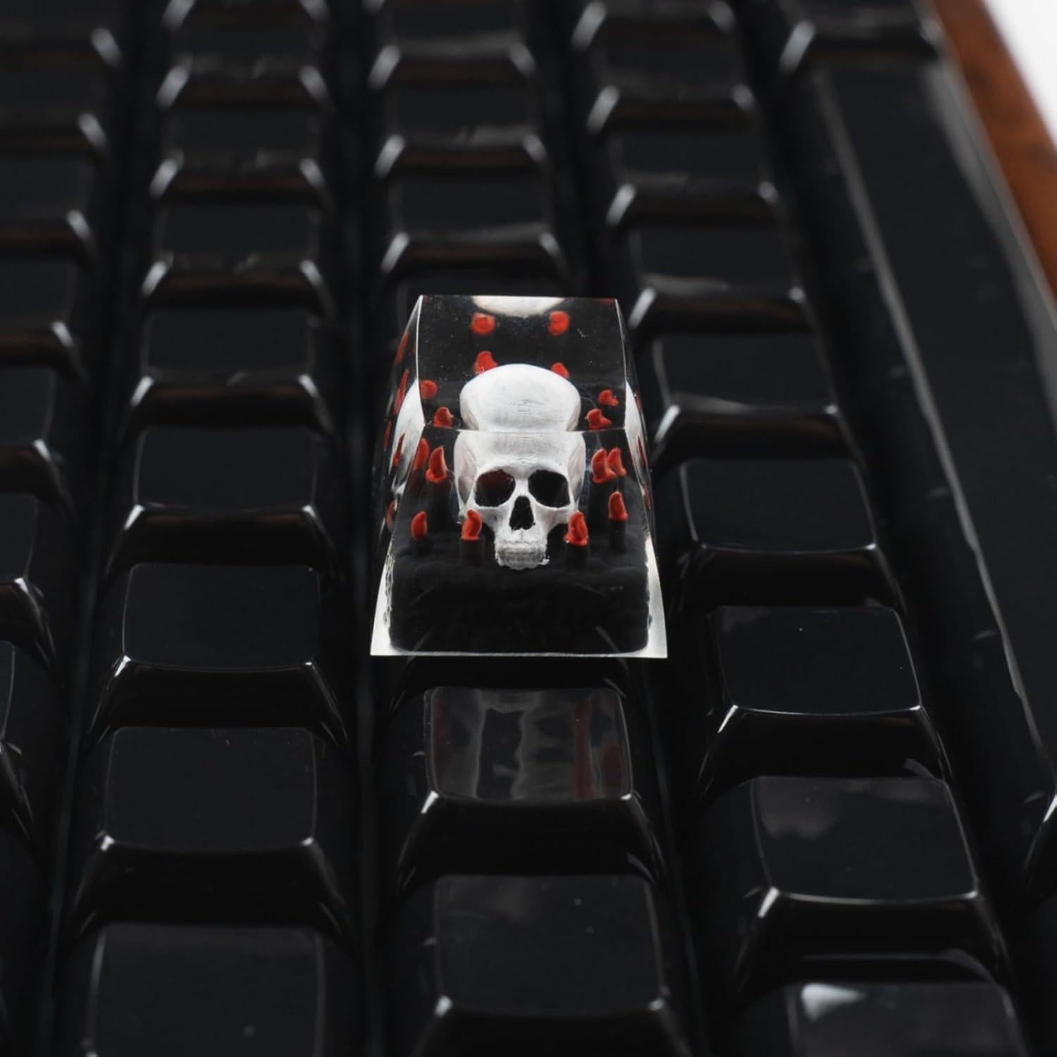 Tecla Artisan Calavera ULTRAEQUIP 1U Resina Hecha a Mano