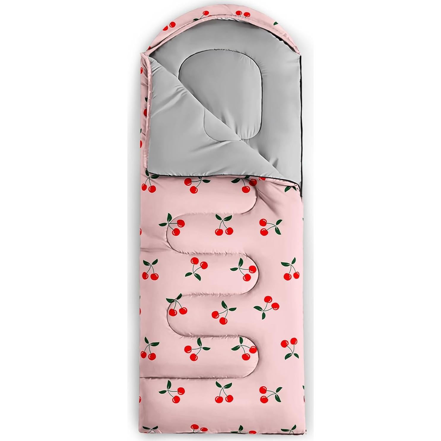 AILONEN Outer Space Astronaut Camping Sleeping Bags,Lightweight & Waterproof,3 Season Warm & Cool Weather,Cartoon Sleeping Bags for Kids,Boys Girls Travelling,Outdoors