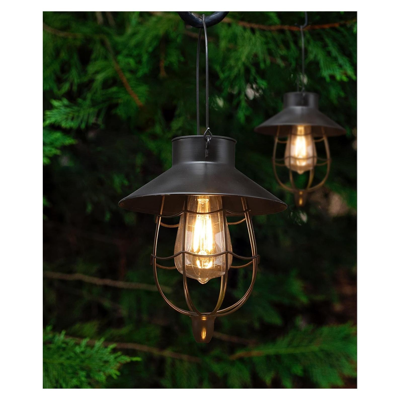 Linterna Solar Colgante YAKii 2 Paquete Metal Impermeable