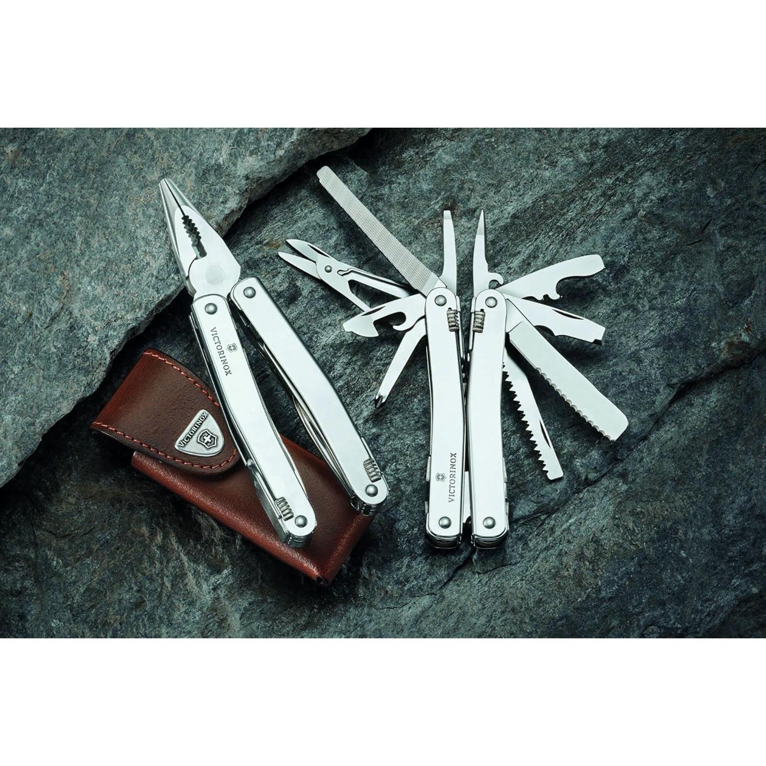 Funda de Cuero Victorinox para Cuchillos de Bolsillo Marrón