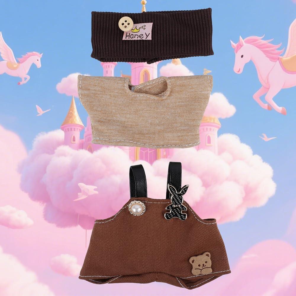 Conjunto de Ropa para Muñecas LABUBU 3 Piezas Estilo A
