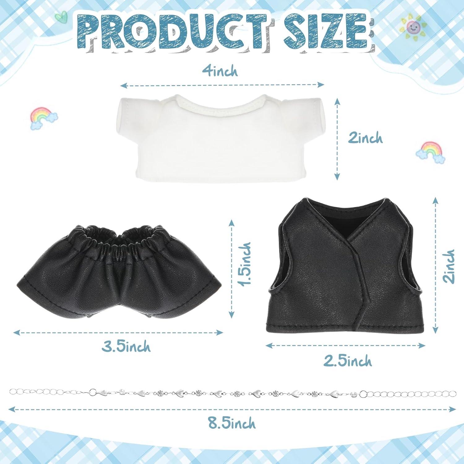 Conjunto de Ropa para Muñecas Hiboom 17 cm Camiseta y Chaleco