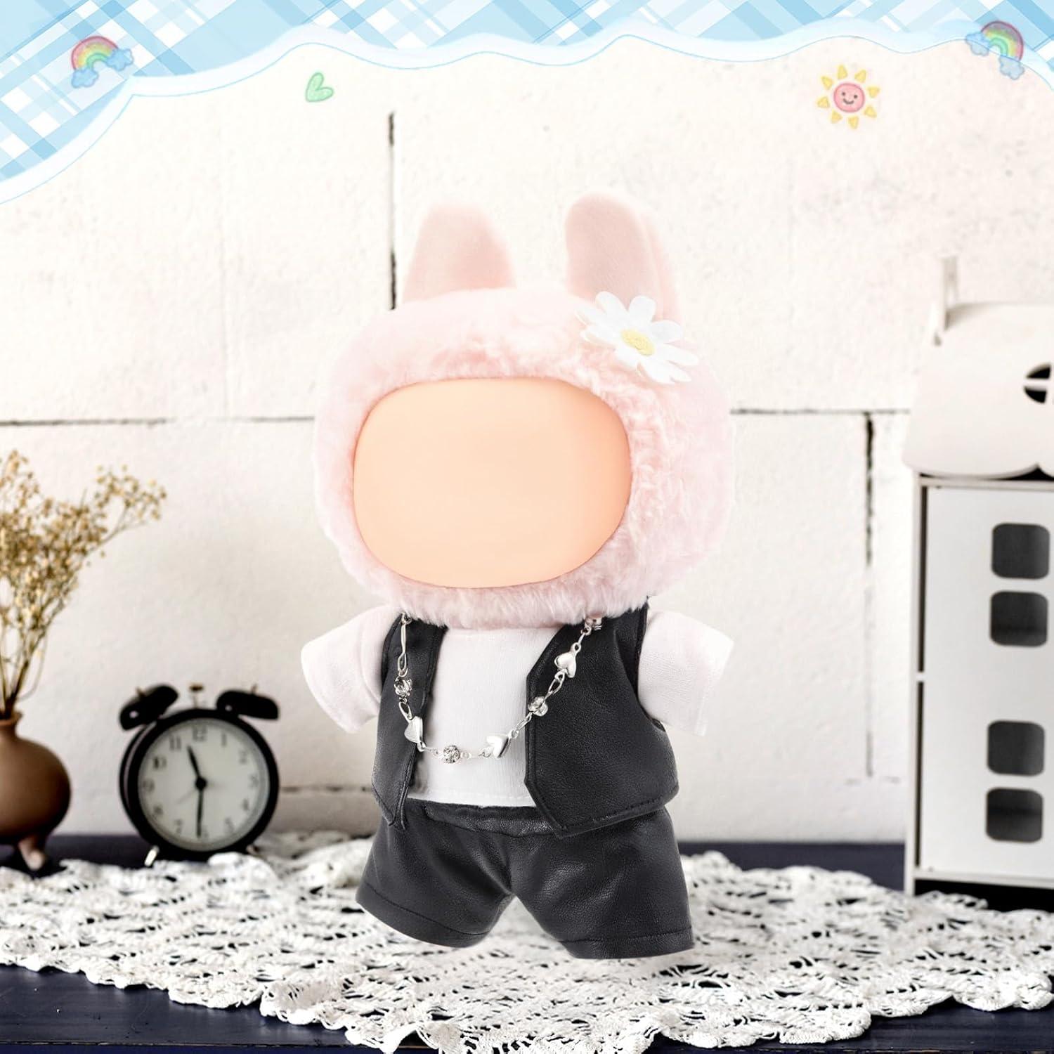 Conjunto de Ropa para Muñecas Hiboom 17 cm Camiseta y Chaleco