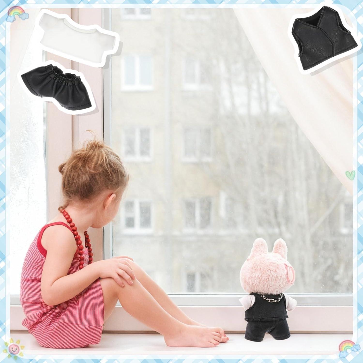 Conjunto de Ropa para Muñecas Hiboom 17 cm Camiseta y Chaleco