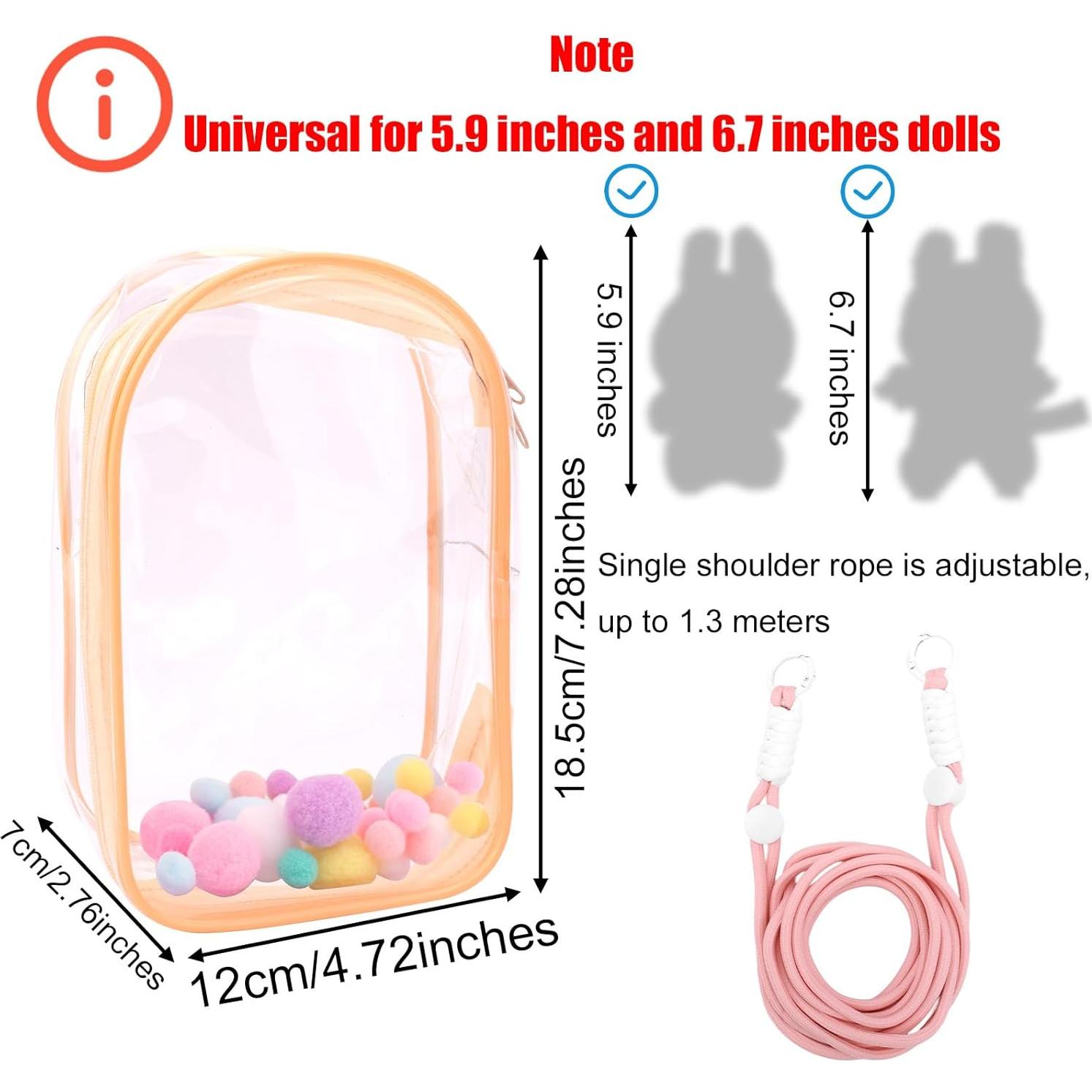 Estuche Protector para Muñecas de Peluche Tinoaly 18.5x12x7cm