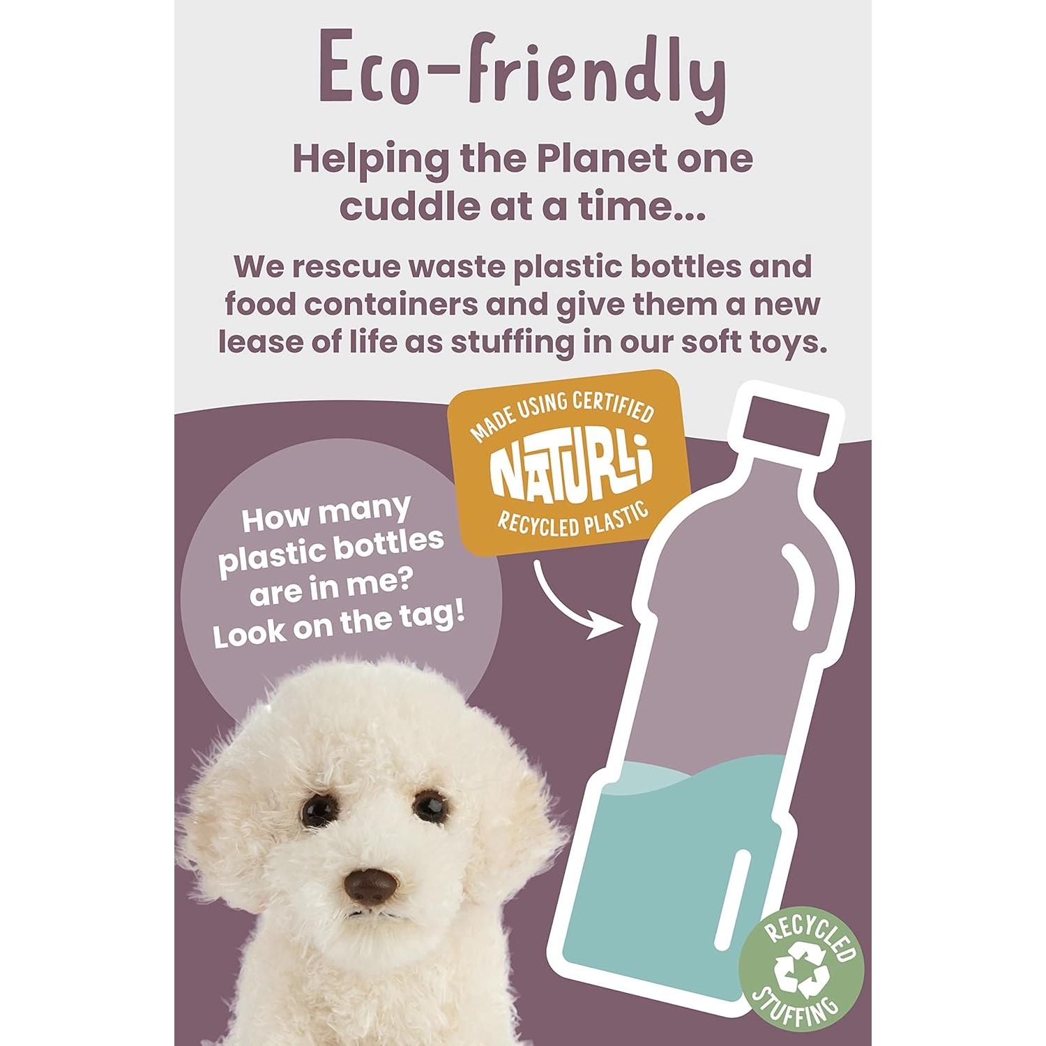 Peluche Labradoodle Living Nature 15 cm | Juguete suave