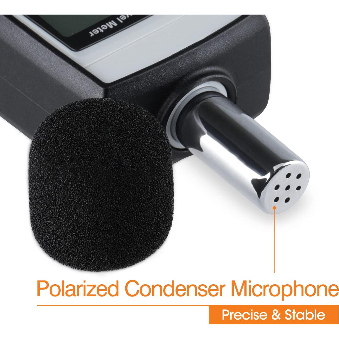 Medidor de Decibelios Digital XinJiaYi 30-130 dB(A) Gris