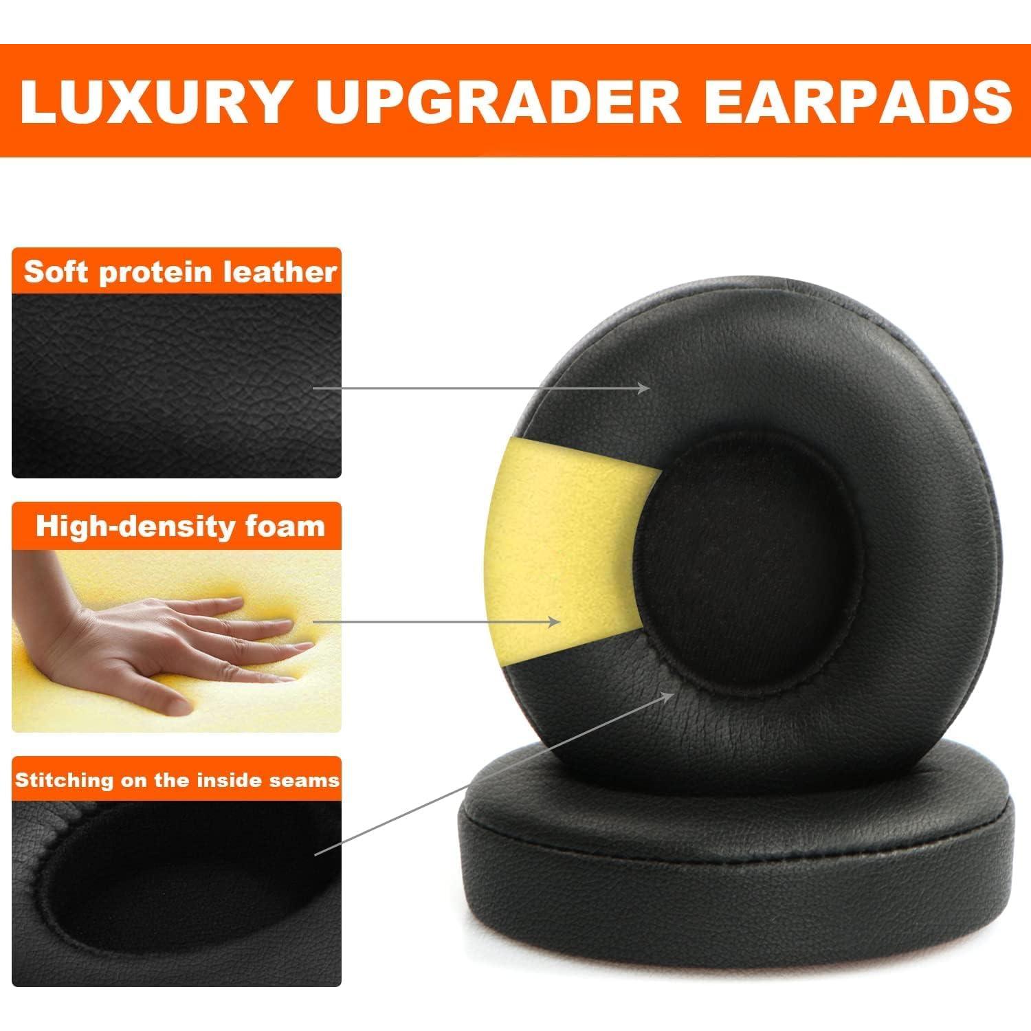 Almohadillas de Reemplazo para Auriculares Beats Solo 2/3 - Negro