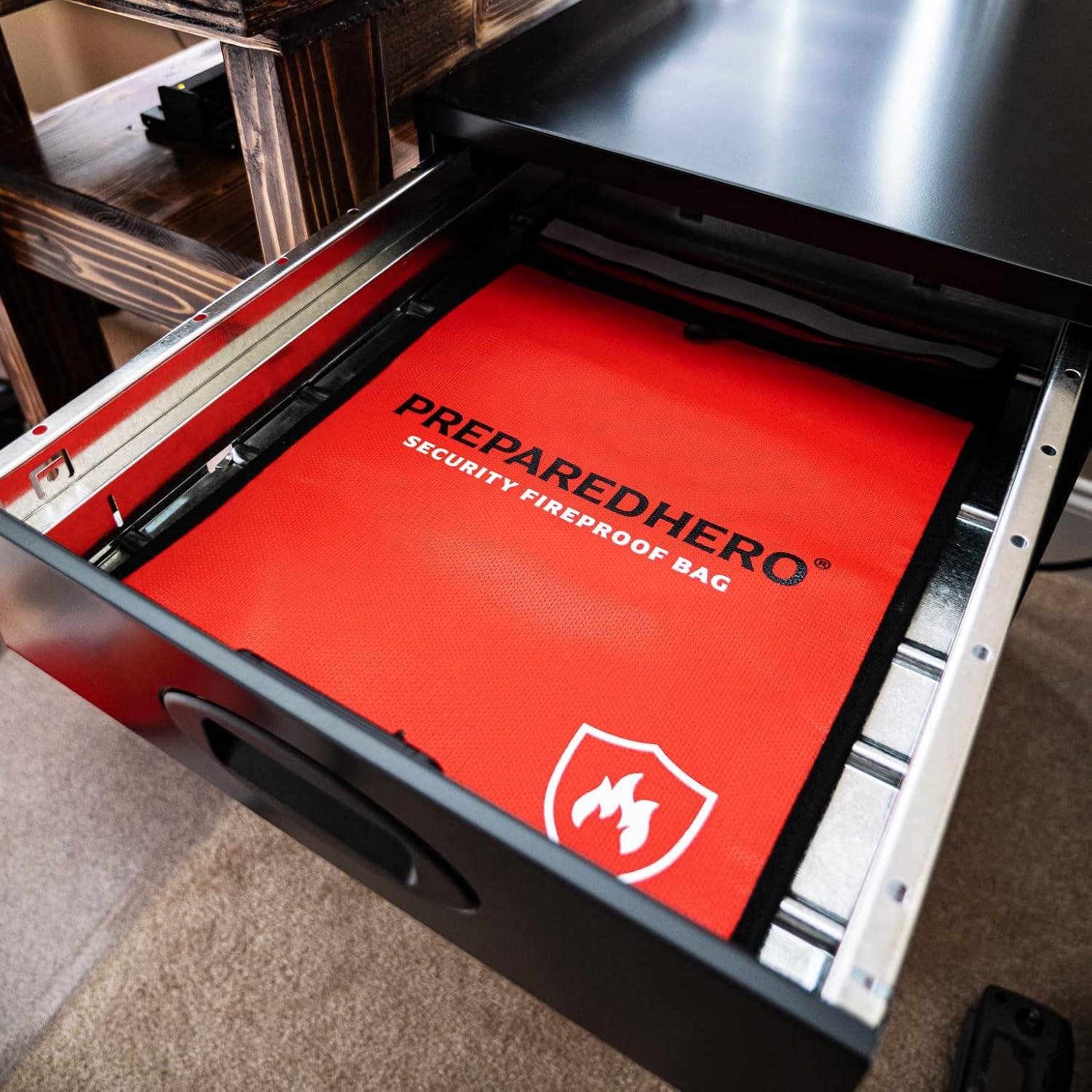 Bolsa a Prueba de Fuego Prepared Hero 27x38 cm Resistente