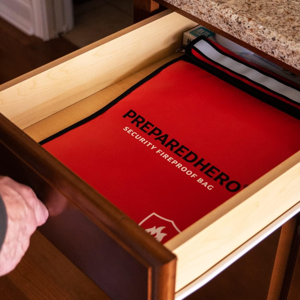 Bolsa a Prueba de Fuego Prepared Hero 27x38 cm Resistente