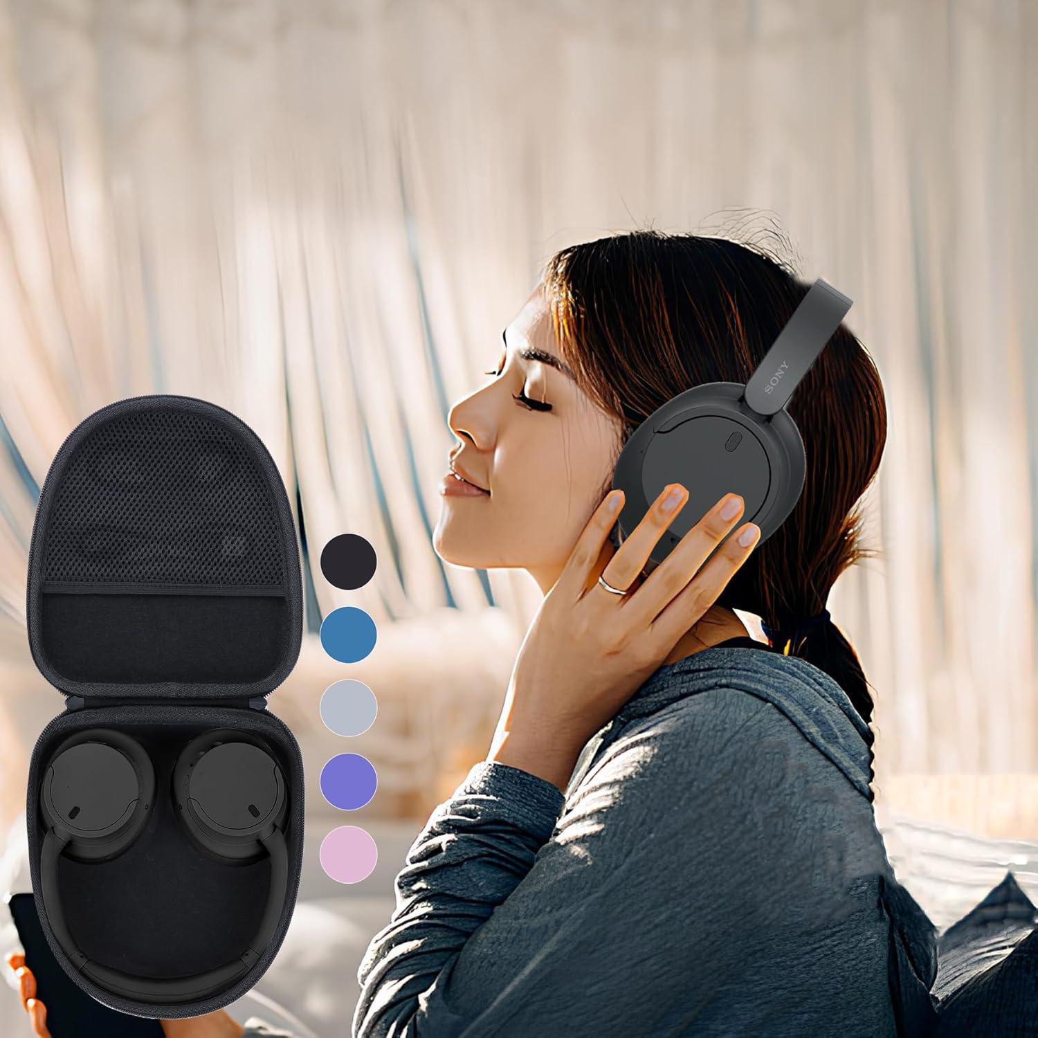 Funda Dura RIYADAone para Auriculares Sony WH-CH720N Negra