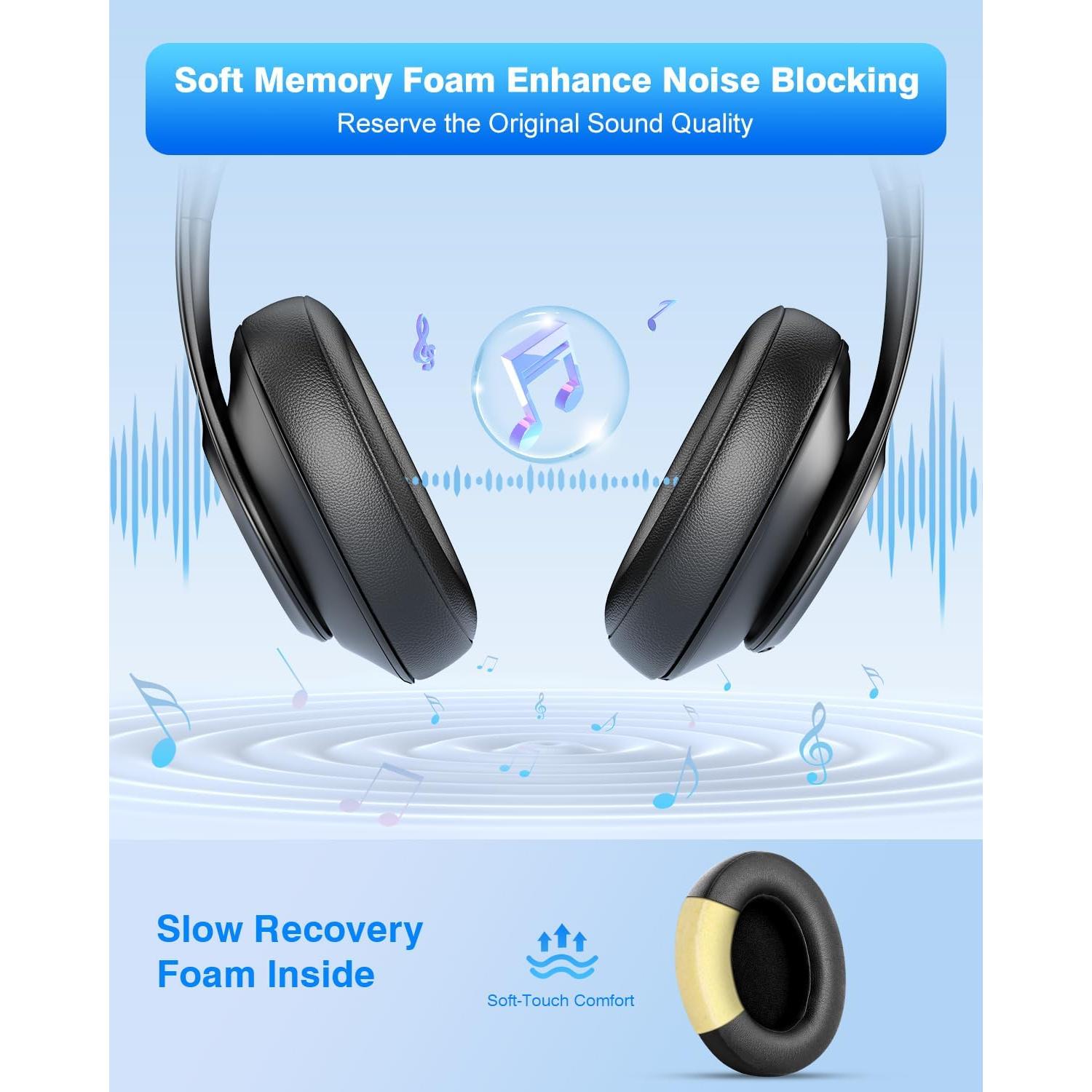 Almohadillas de Reemplazo FEYCH para Beats Studio 2 y 3 - Negro