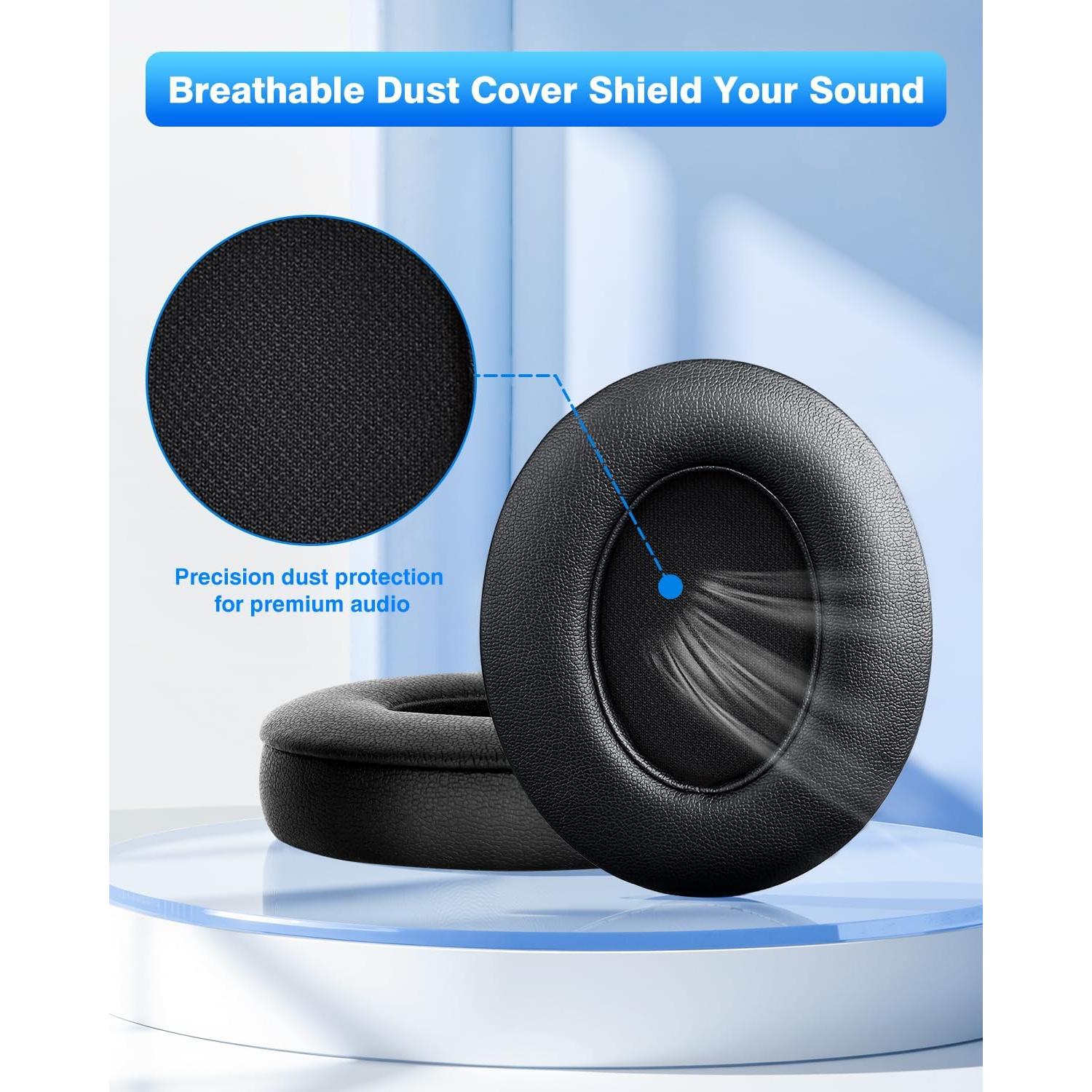 Almohadillas de Reemplazo FEYCH para Beats Studio 2 y 3 - Negro