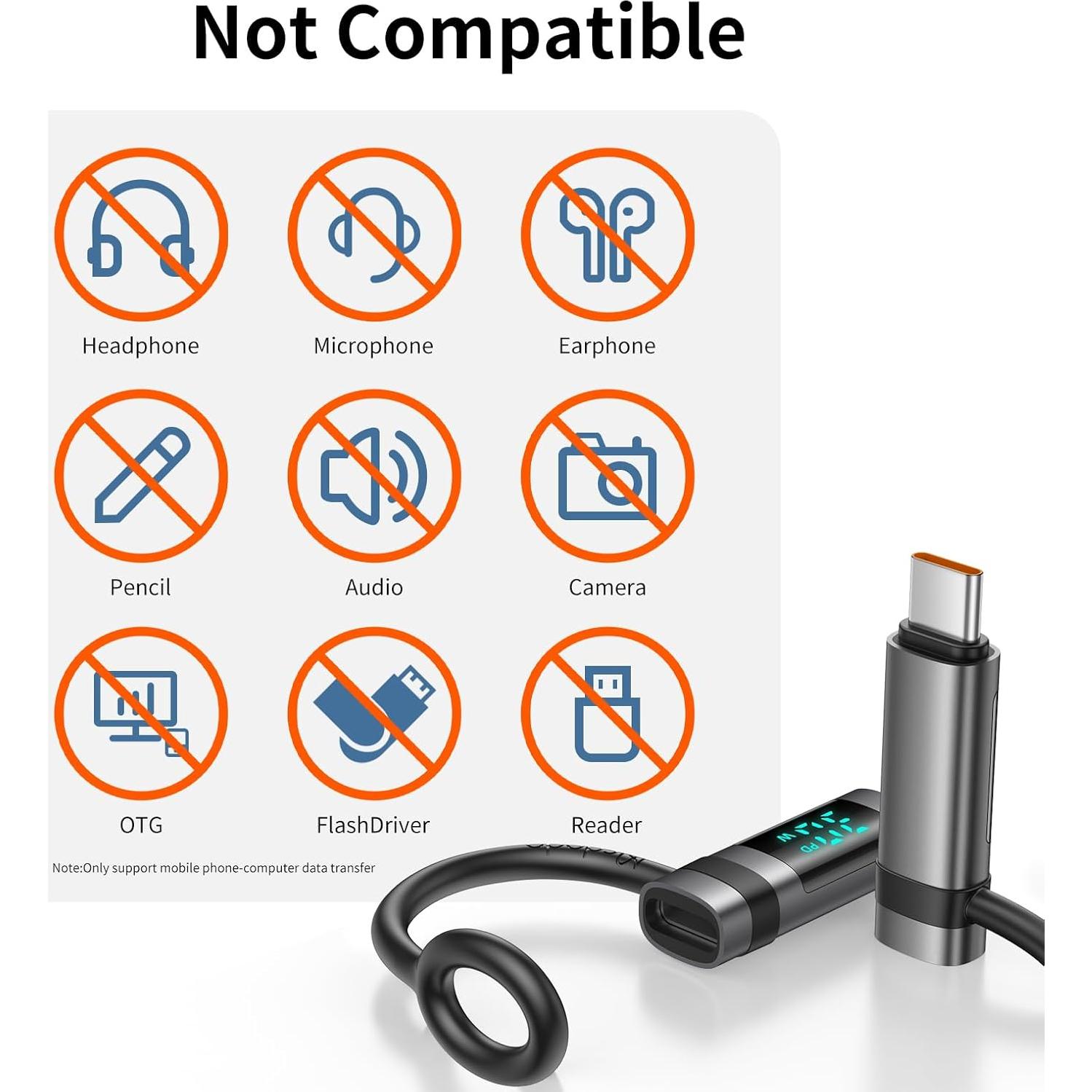 mcdodo 60W Lightning to USB-C Adapter with Digital Display, Lightning Female to Type-C Male Adapter PD Fast Charging&Data Transfer, Fit for iPhone 16/15 Pro ProMax Plus, iPad,MacBook,AirPods