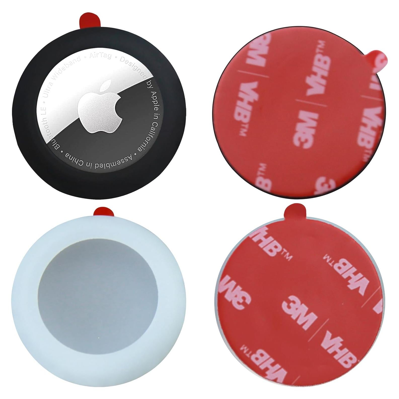 Funda de Silicona para Airtag Umvitendt con Adhesivo 3M