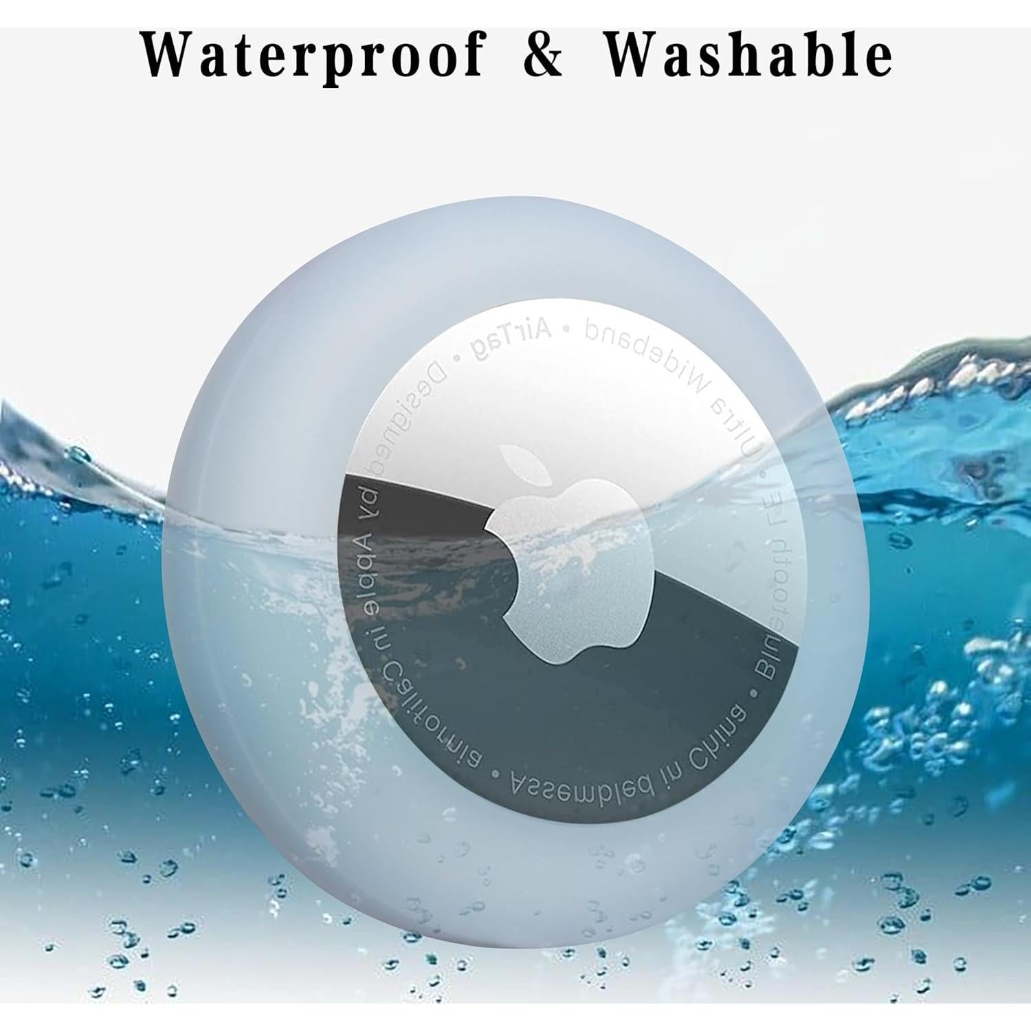 Funda de Silicona para Airtag Umvitendt con Adhesivo 3M