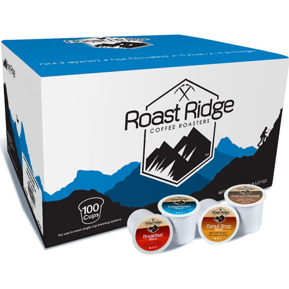 Cápsulas de café Roast Ridge K-Cup 100 unidades variado