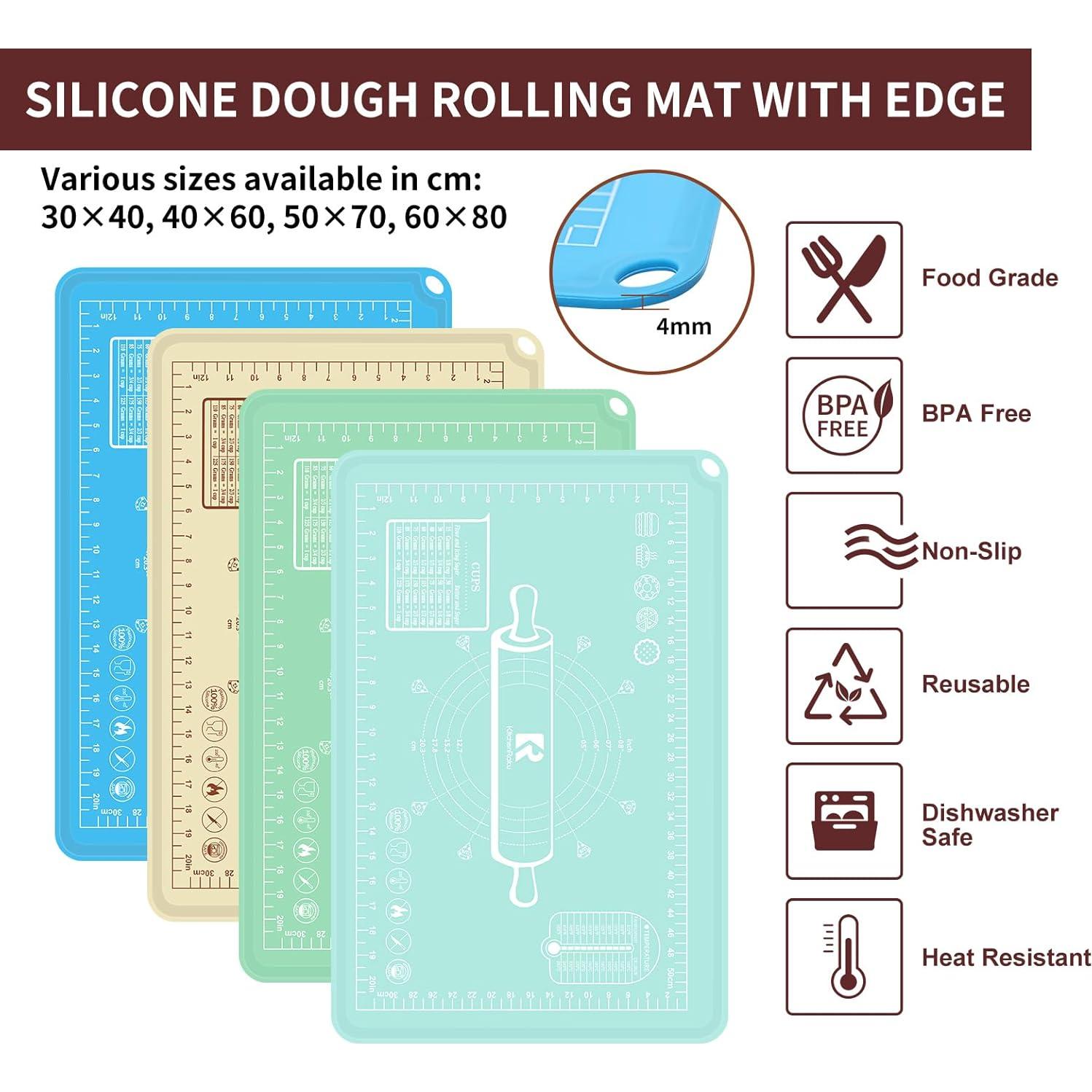 Alfombrilla de Hornear de Silicona KitchenRaku 50.8x71.1cm Antiadherente