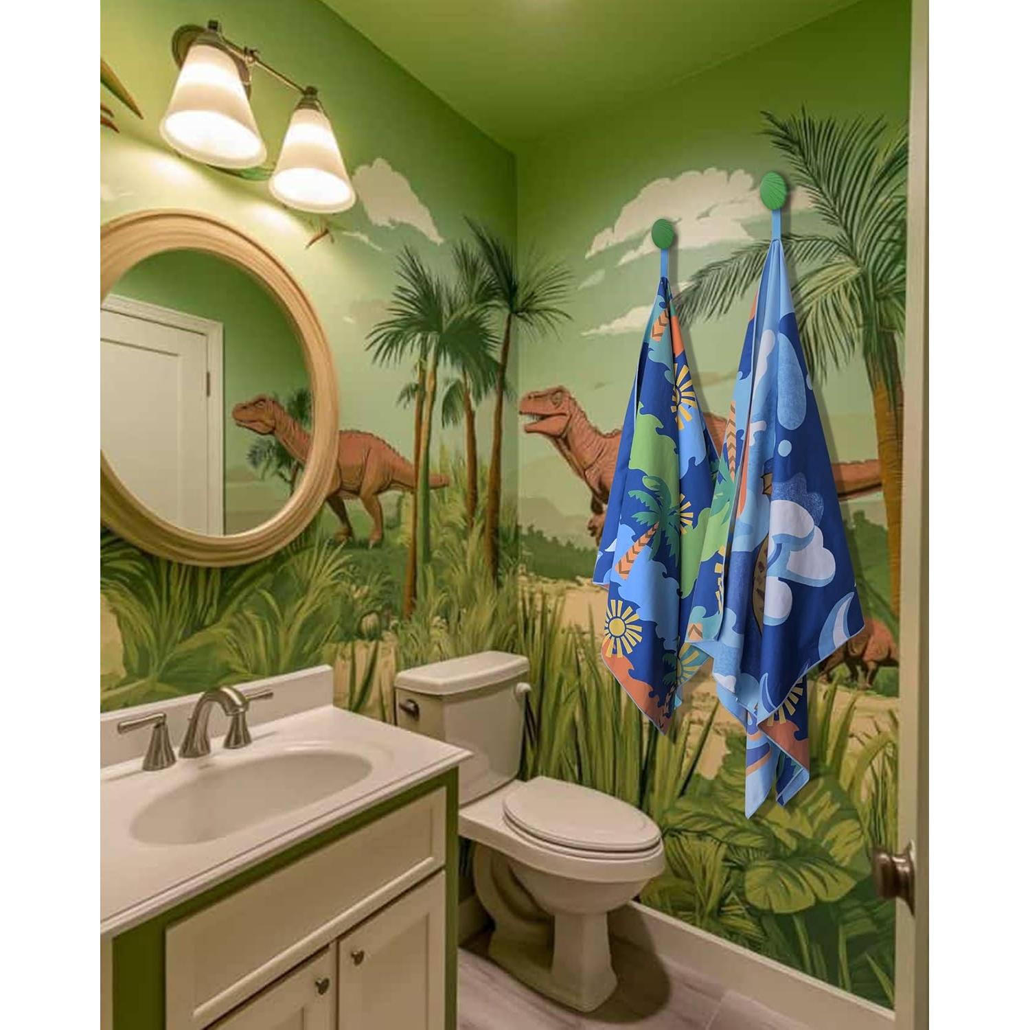 Toalla de Playa Microfibra MintiMango Dinosaurio 152x76cm