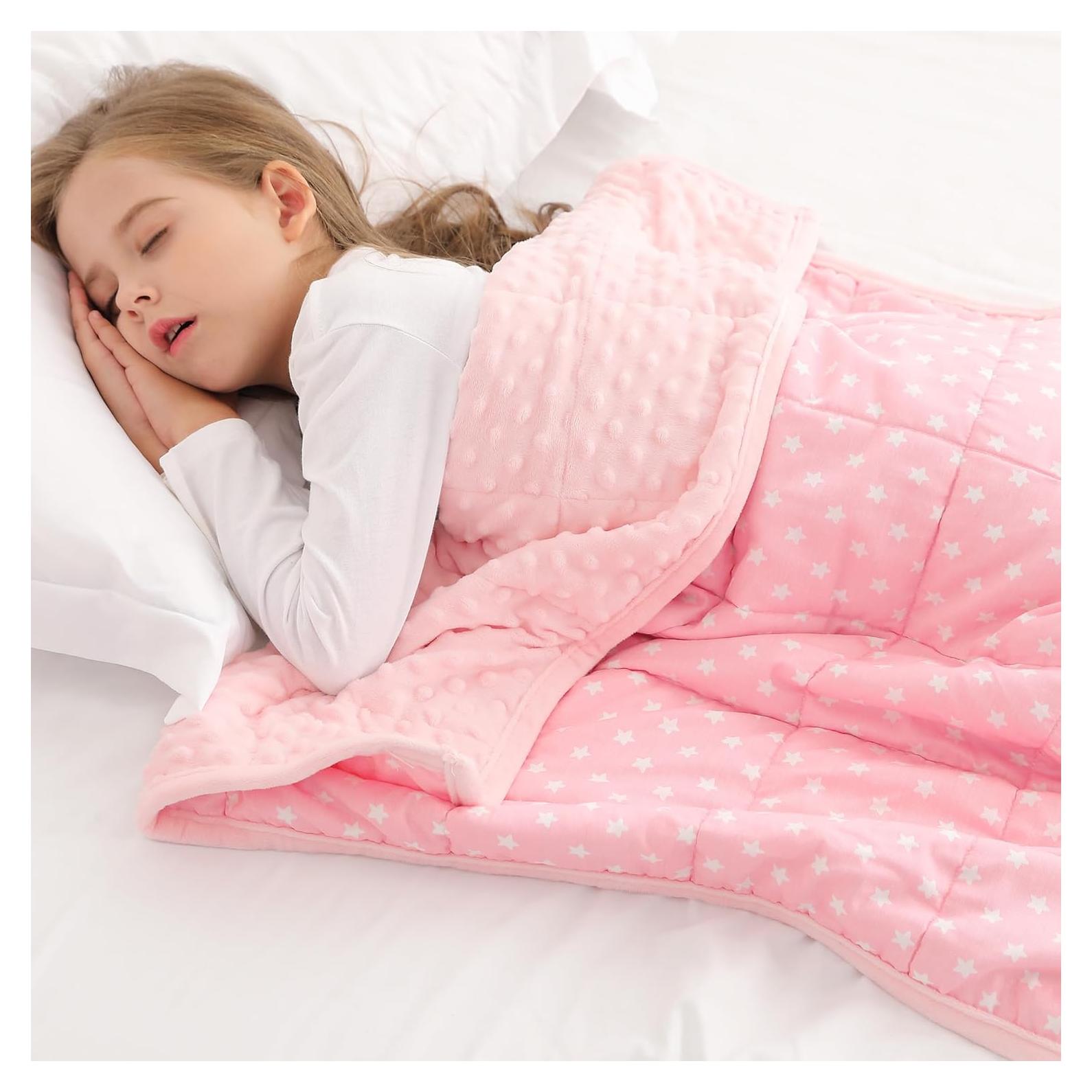 Manta con Peso Alomidds 91x122cm 1.36kg Estrella Rosa